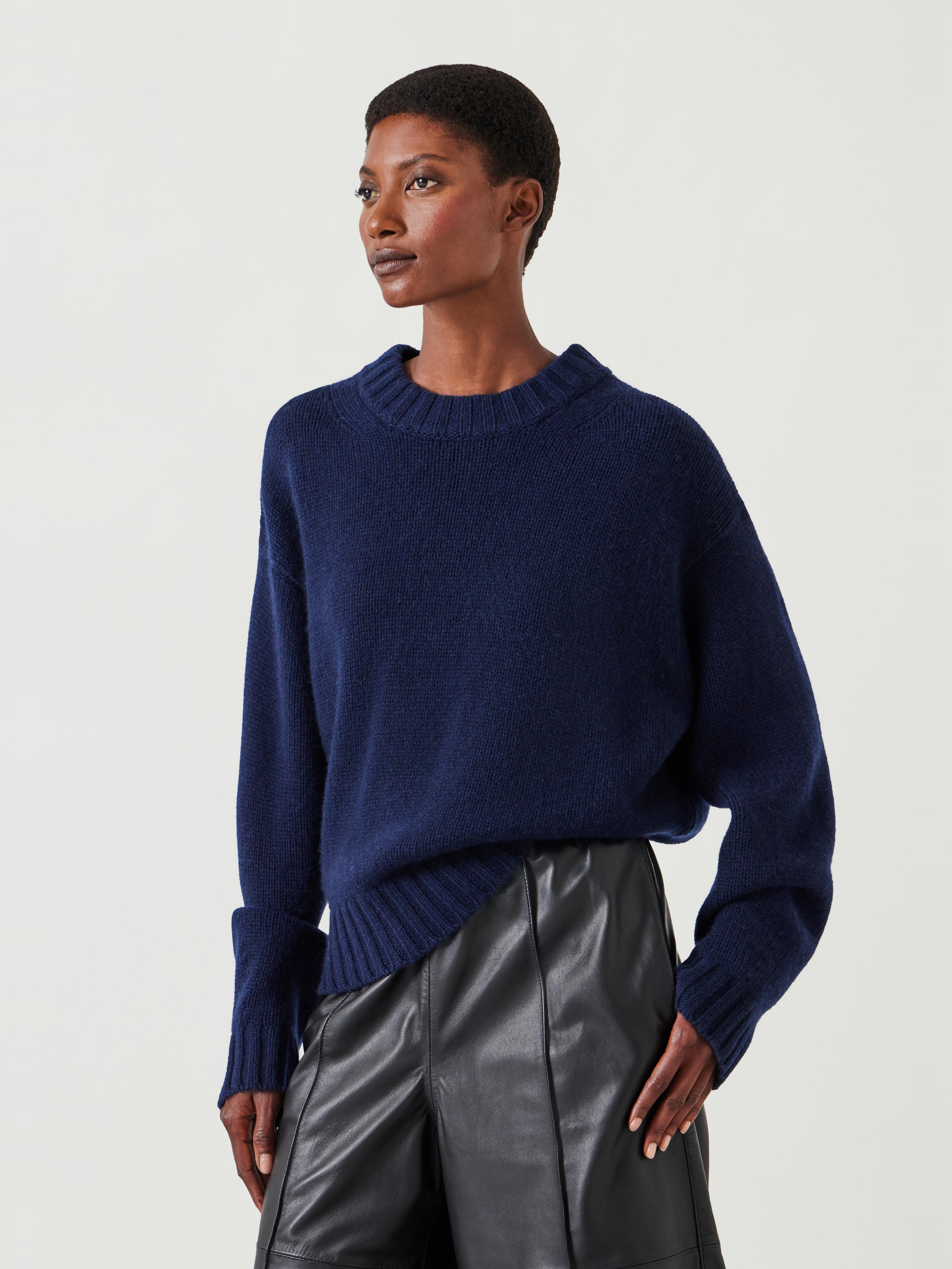 Cora Chunky Cashmere Crew Jumper