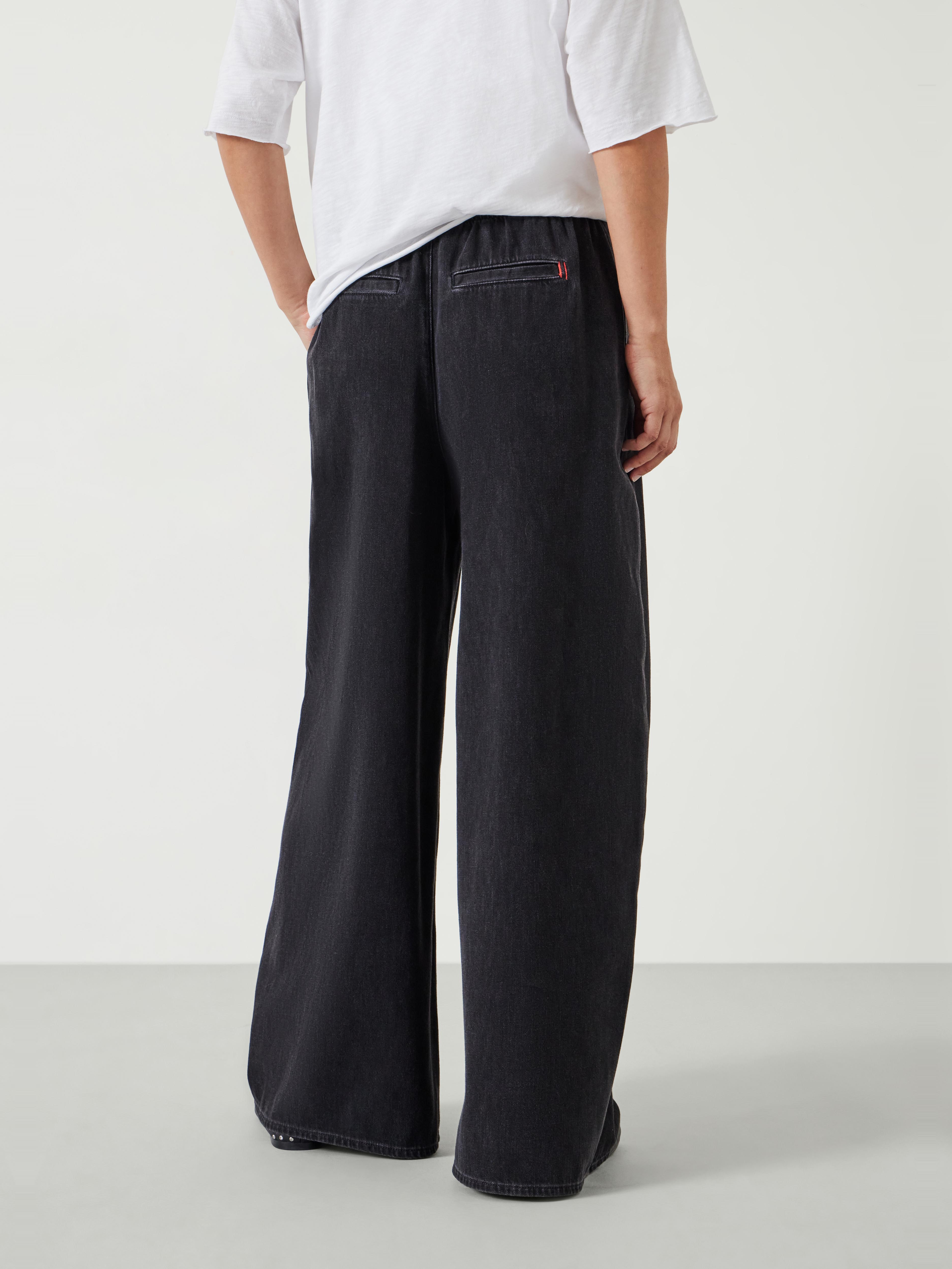 Clio Wide Leg Tie Waist Jeans