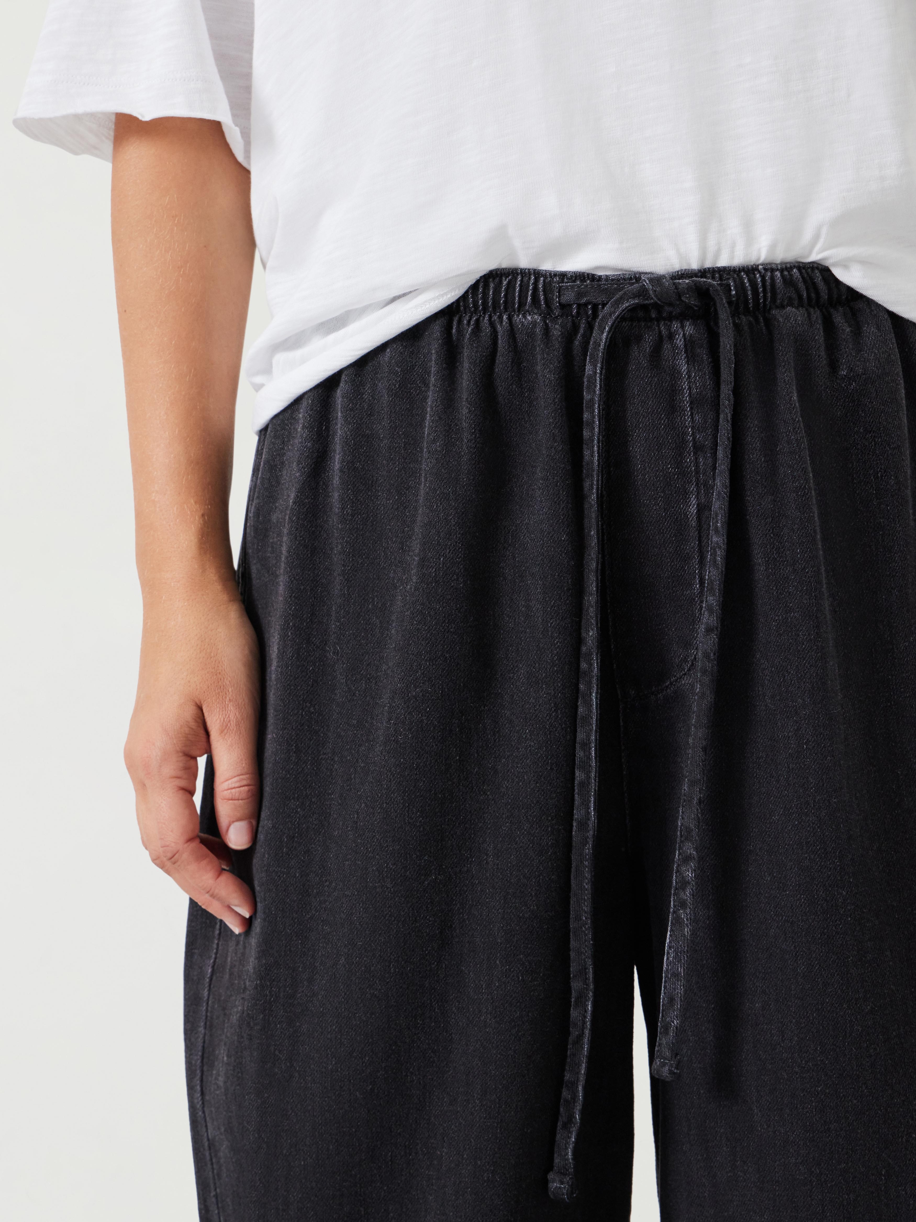 Clio Wide Leg Tie Waist Jeans