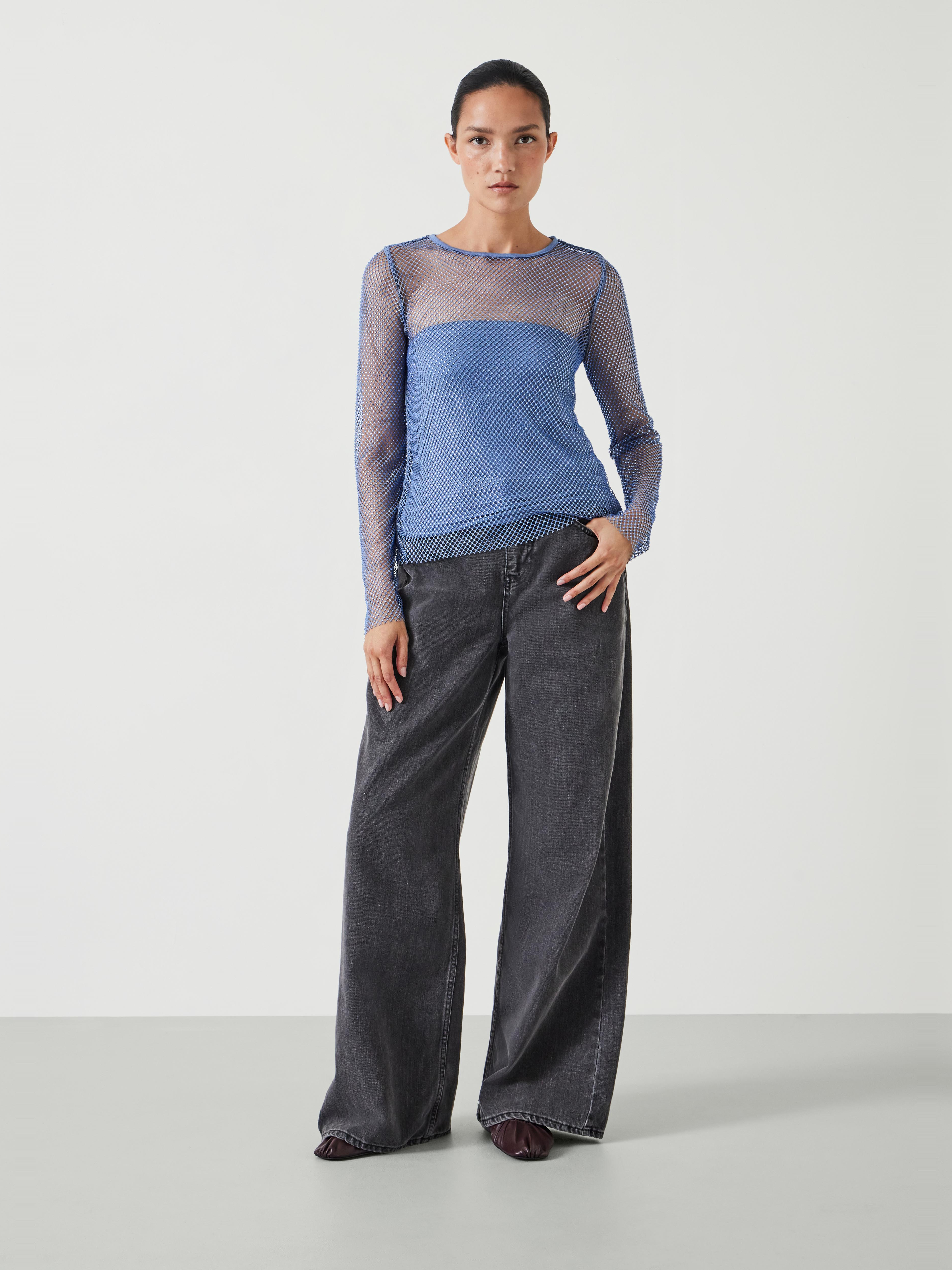 Una Sparkle Long Sleeve Top