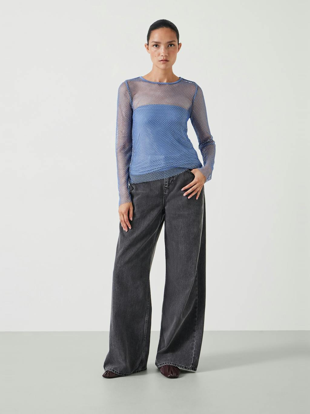 010967-3312-02 Una Sparkle Long Sleeve Top