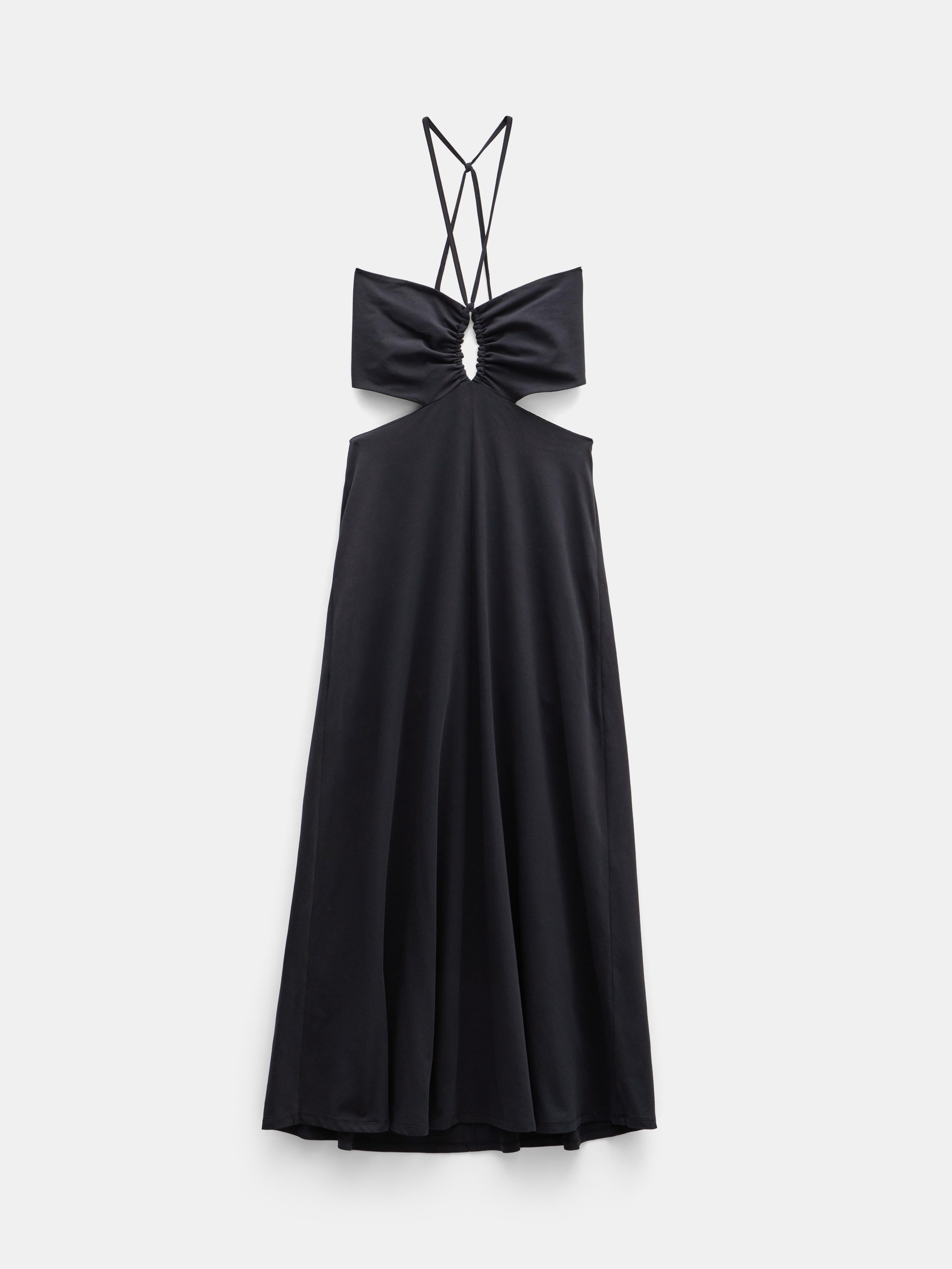 jemma jersey dress Cotton Cut-out - Black size: XXL