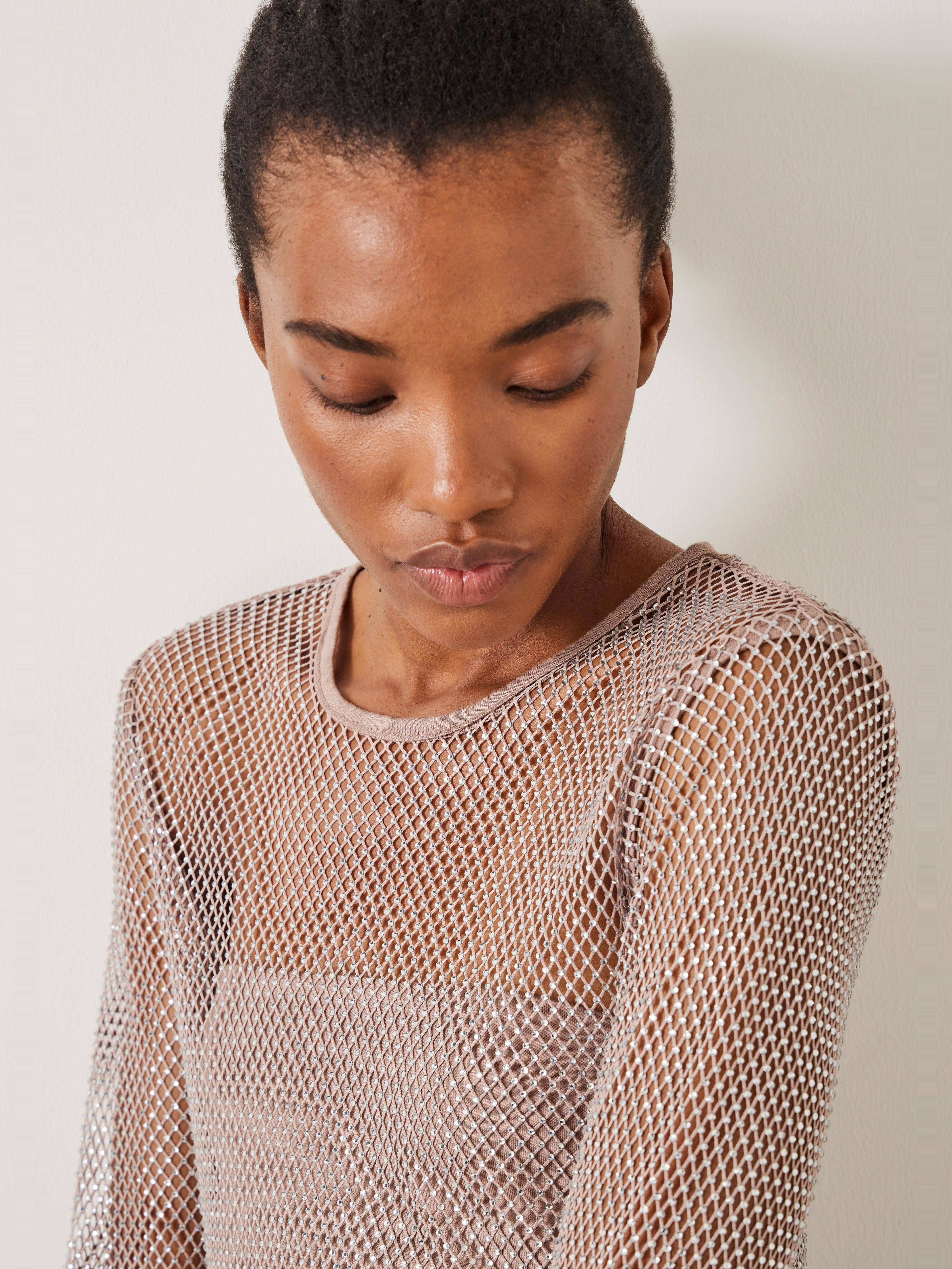 Una Sparkle Long Sleeve Top