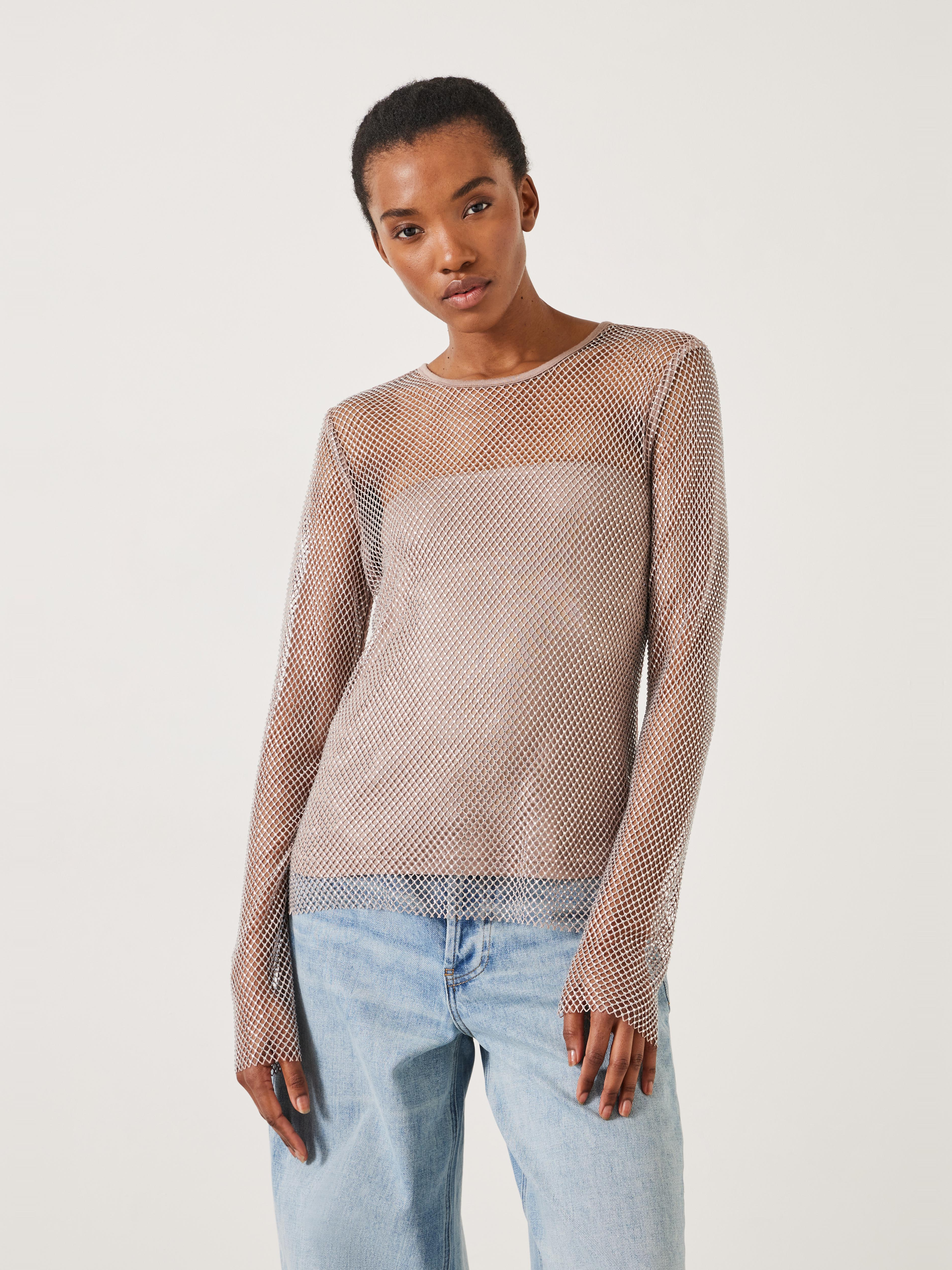 Una Sparkle Long Sleeve Top