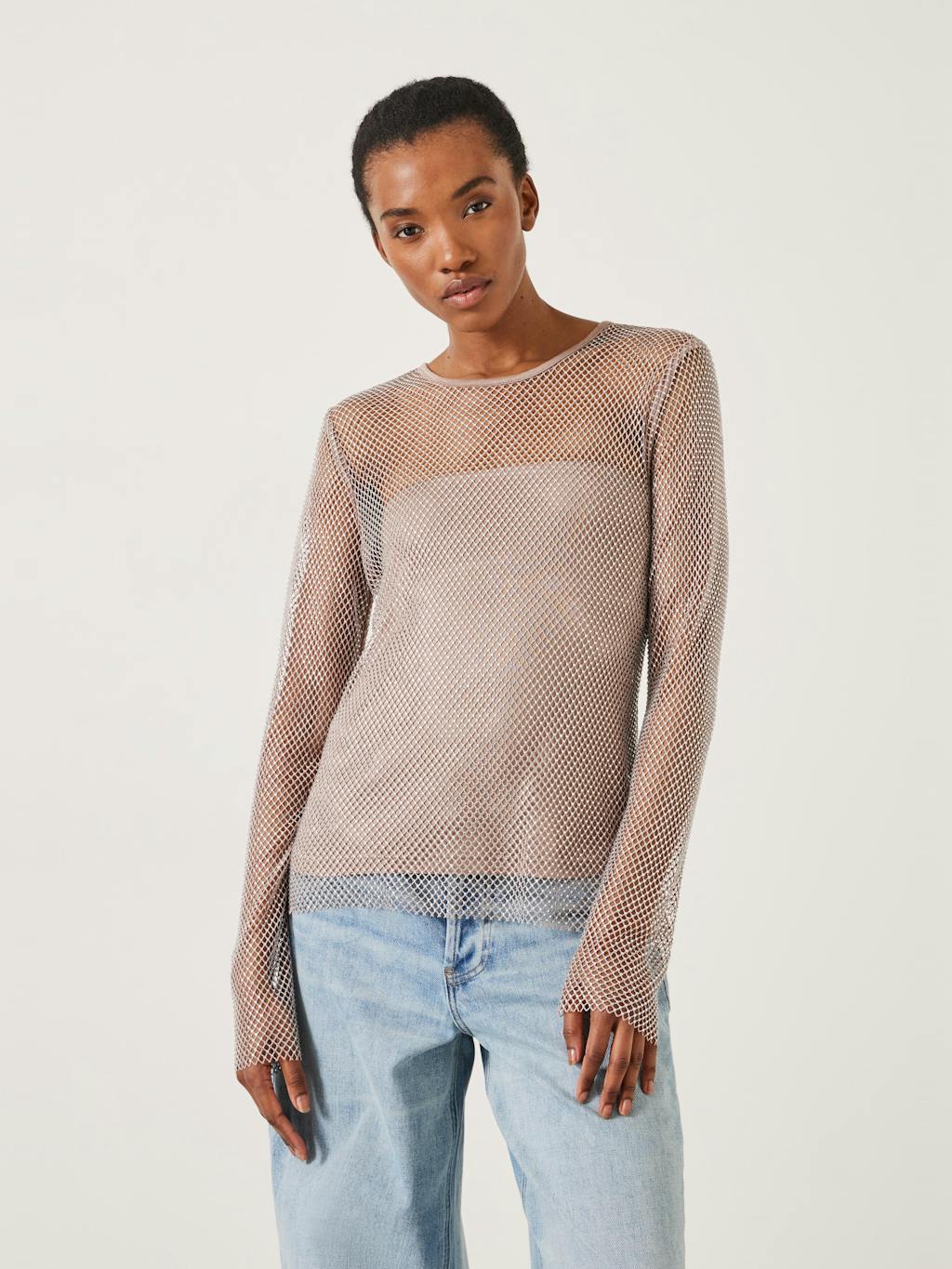 010967-0011-01 Una Sparkle Long Sleeve Top