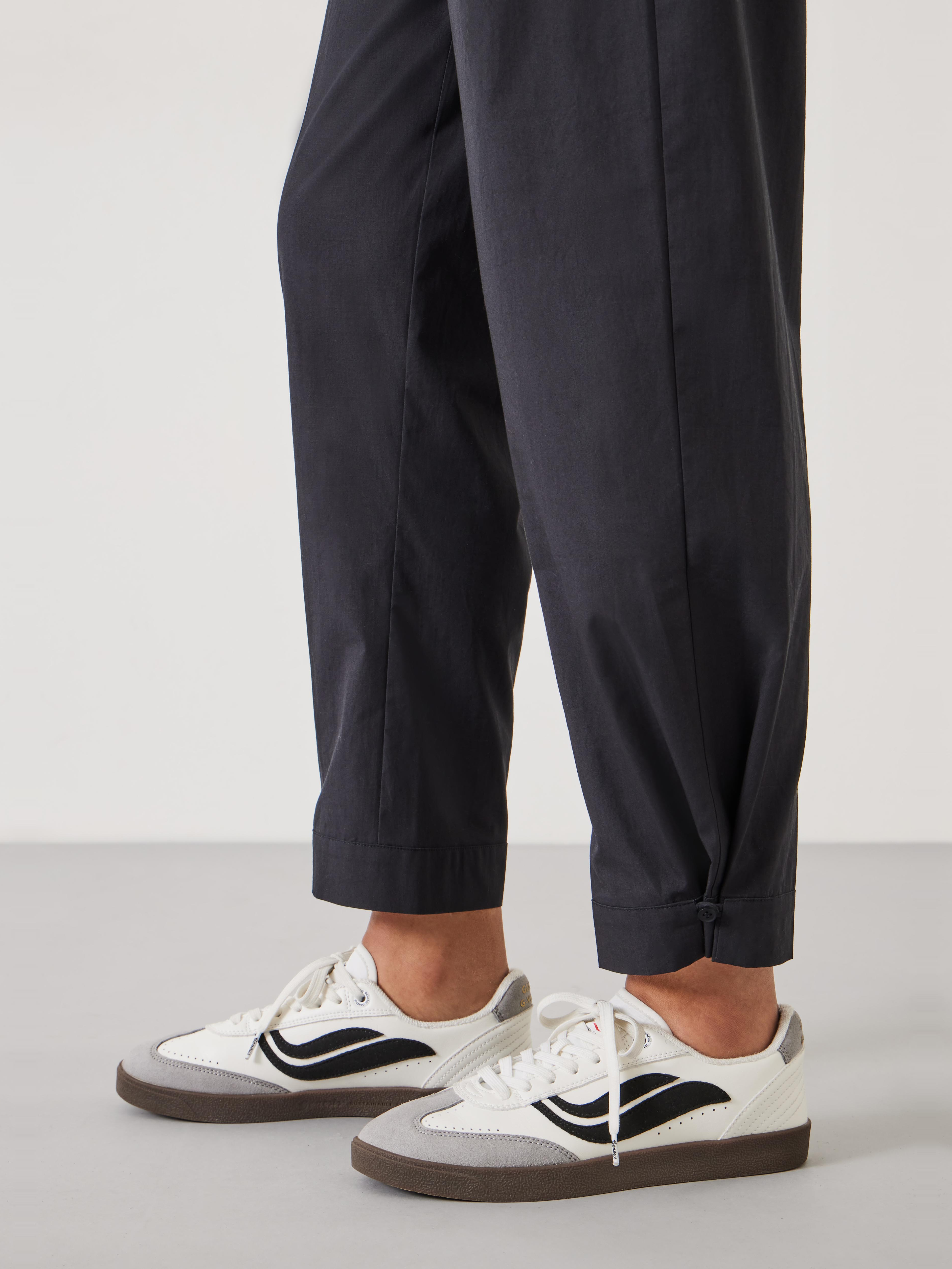 Cotton Poplin Easy Trousers