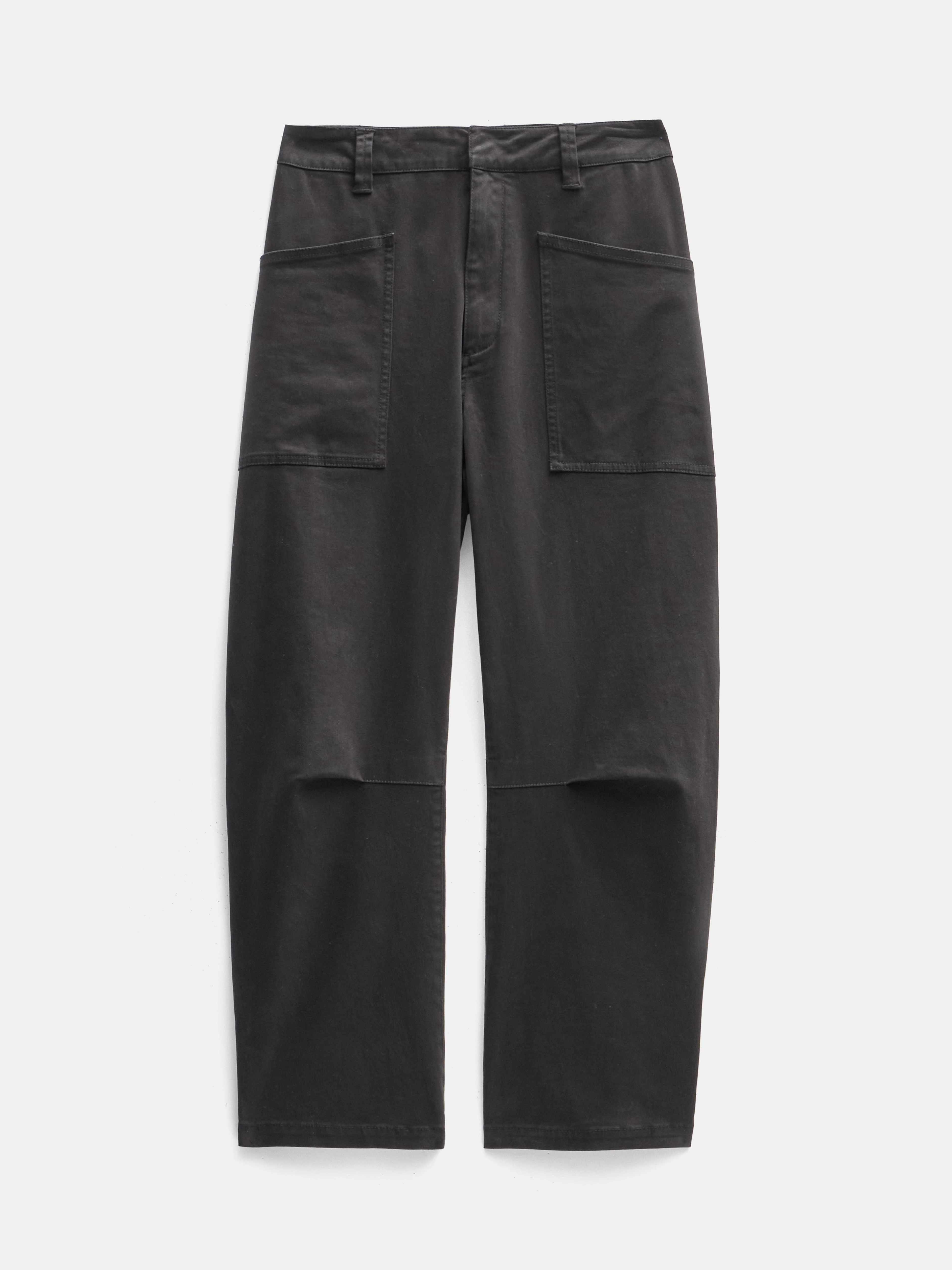 Cordi Barrel Leg Cotton Trousers