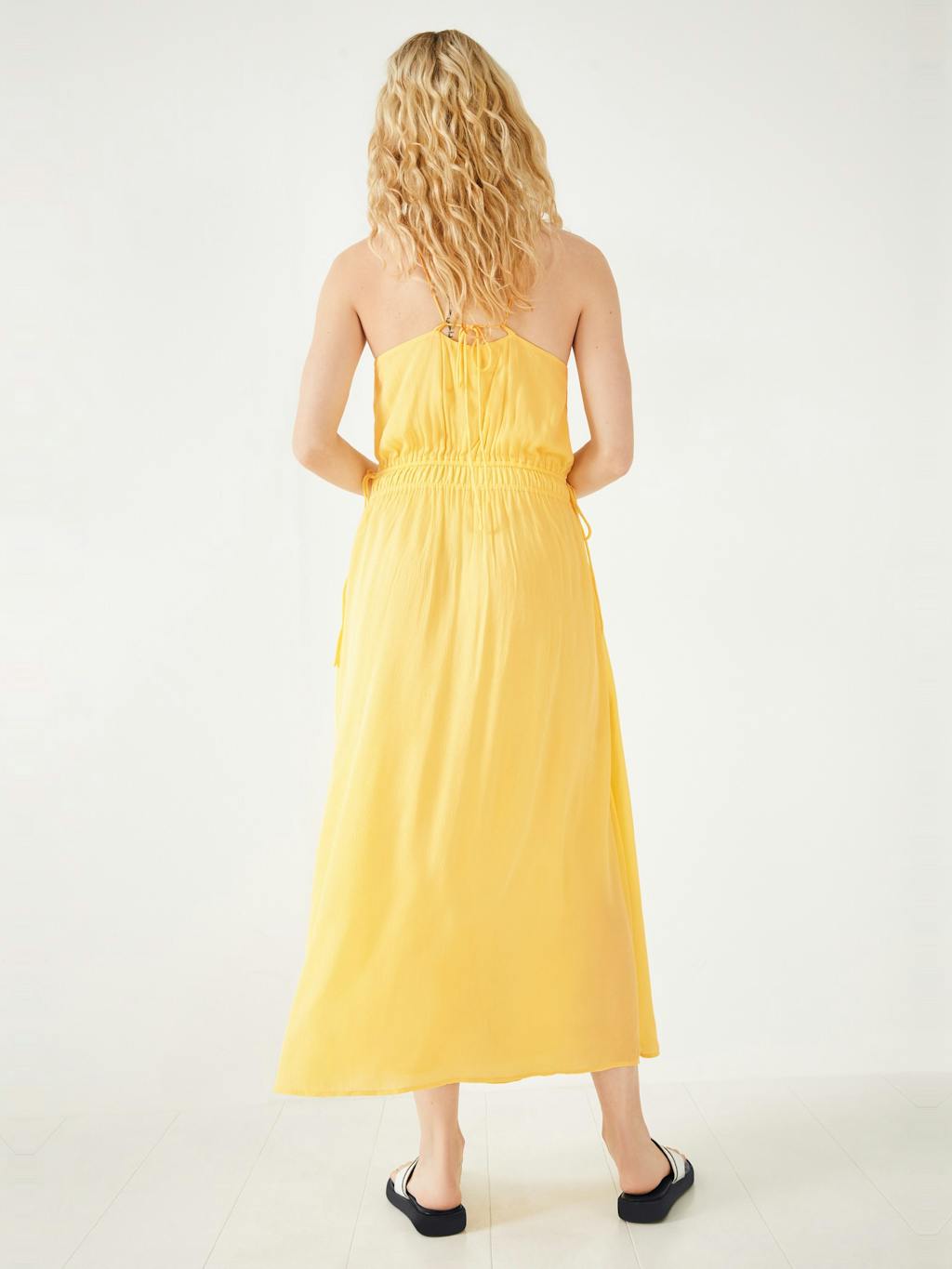 005283-0755-02 Jade Halter Midi Dress