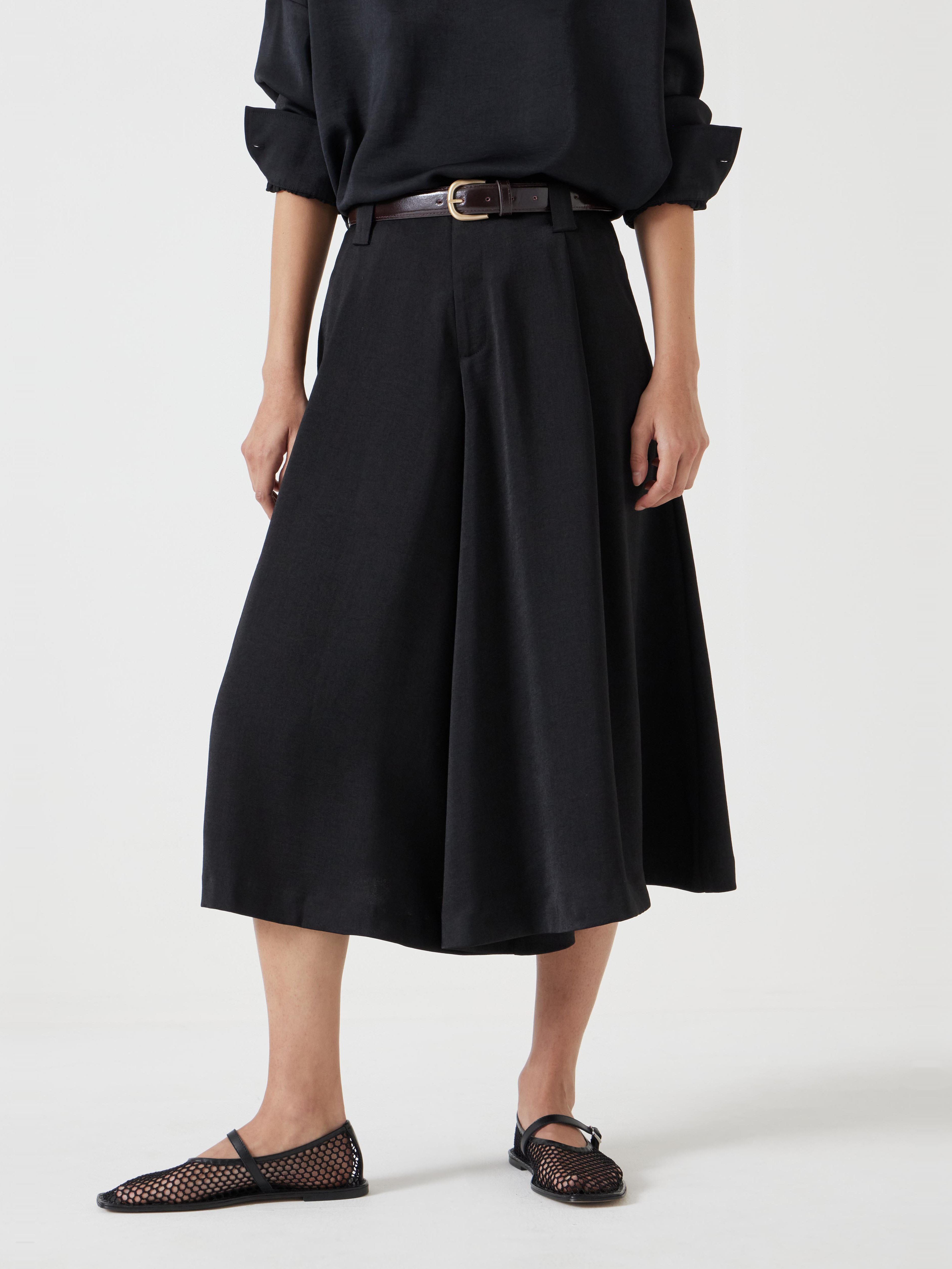 Kiri Wide Culottes | Black | hush