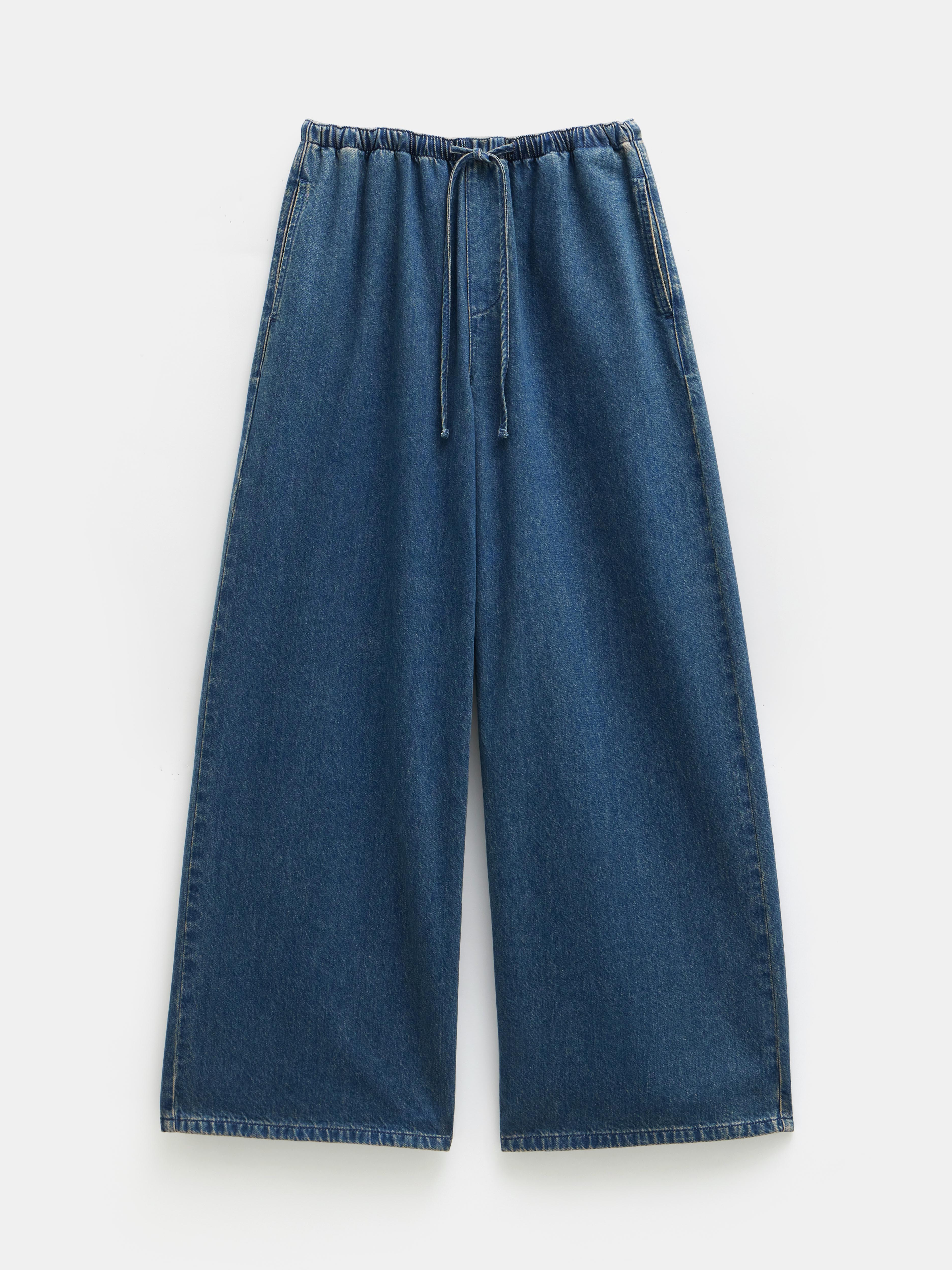 Clio Wide Leg Tie Waist Jeans