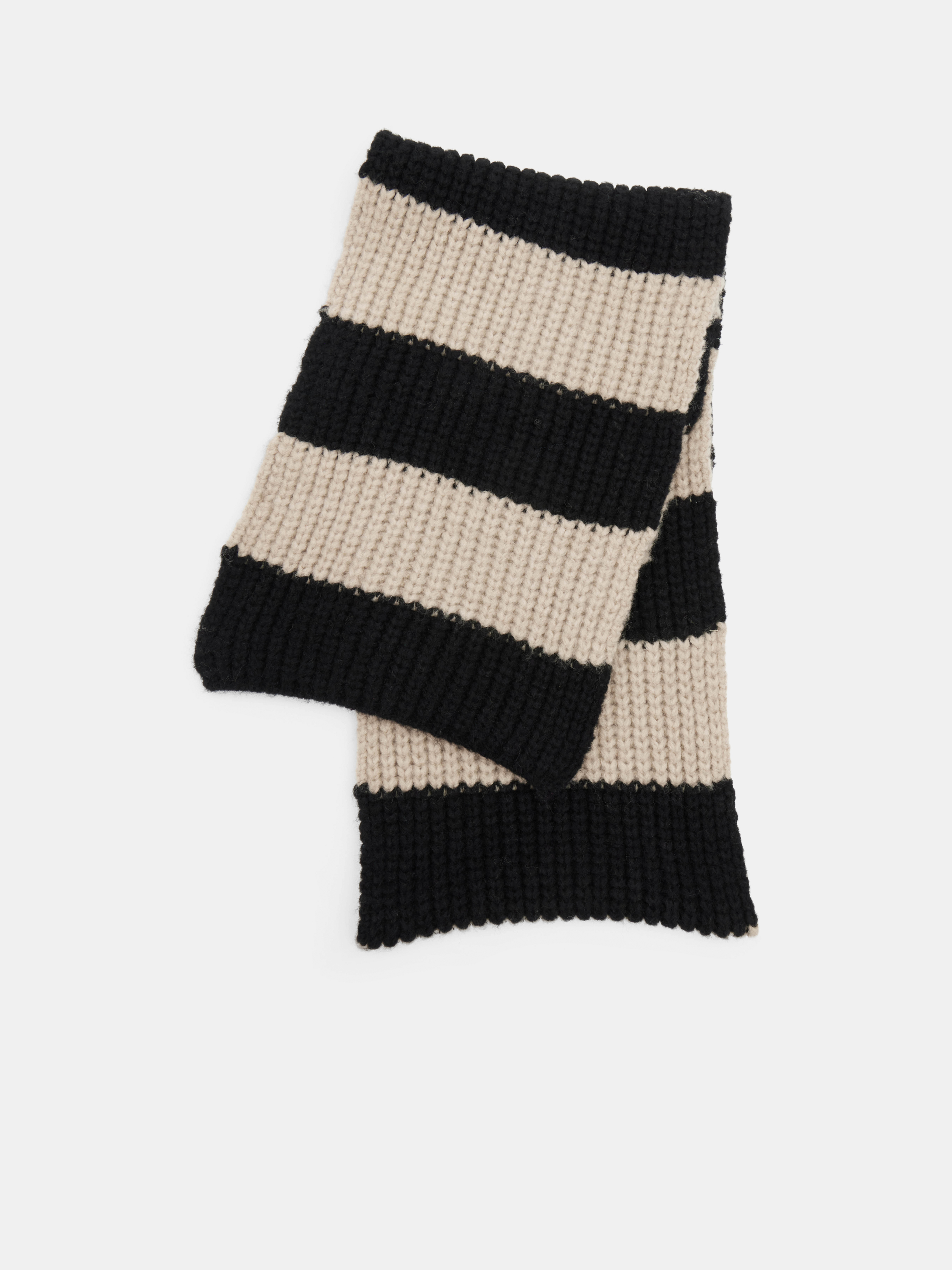 Morgan Knitted Stripe Scarf