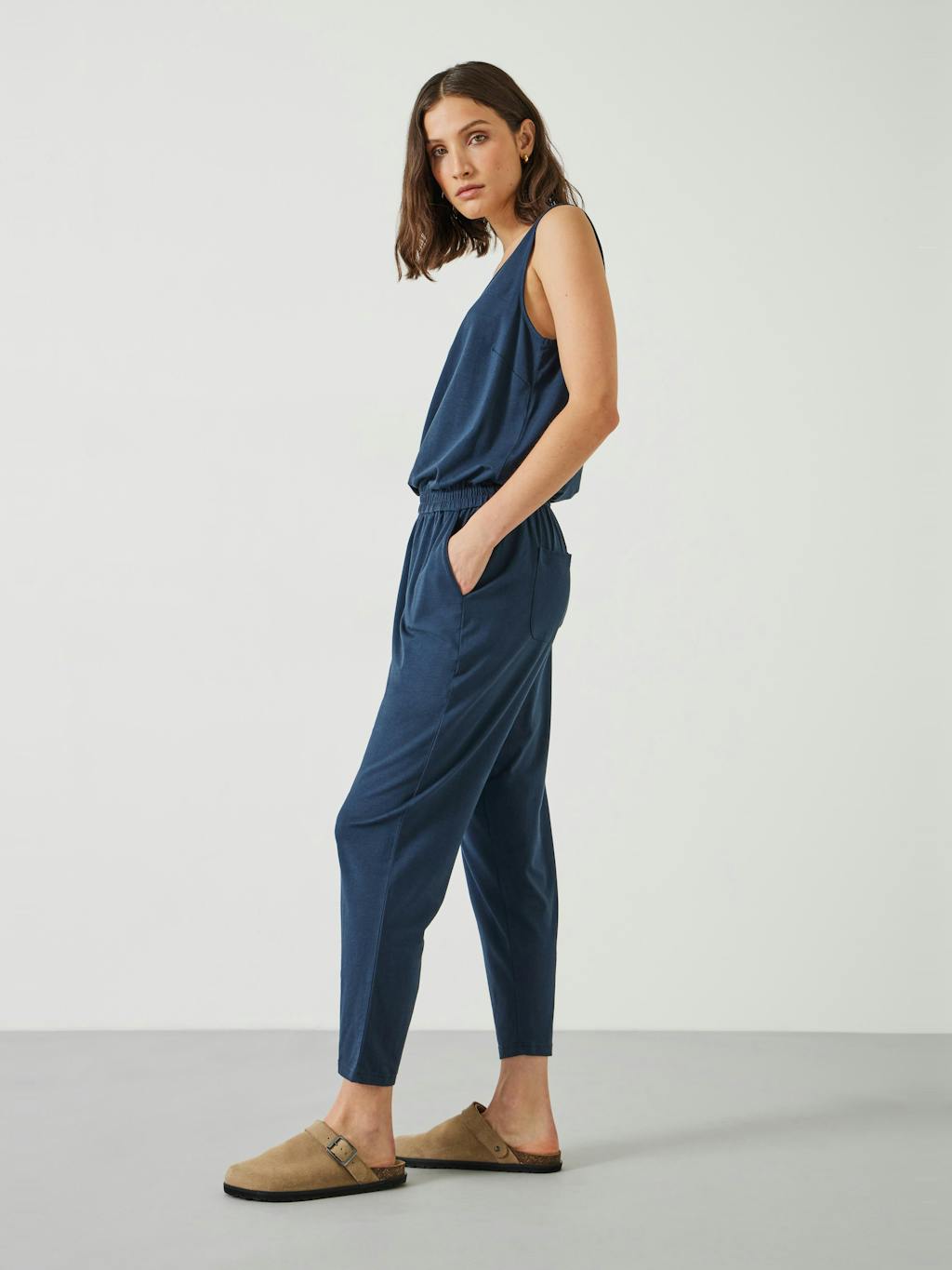 002445-1659-04 Cropped Jersey Jumpsuit