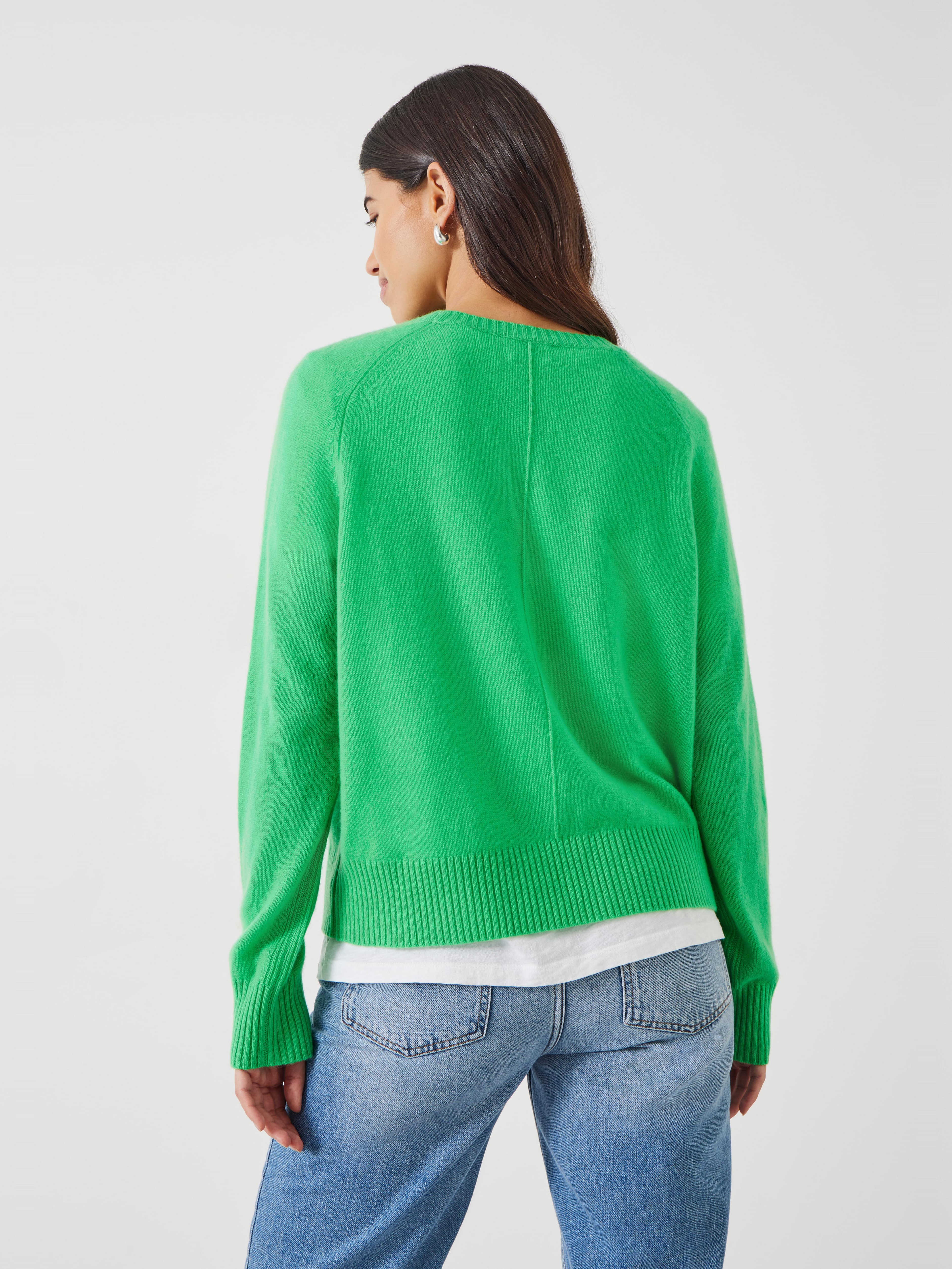 Charlie Saddle Shoulder Cashmere Jumper