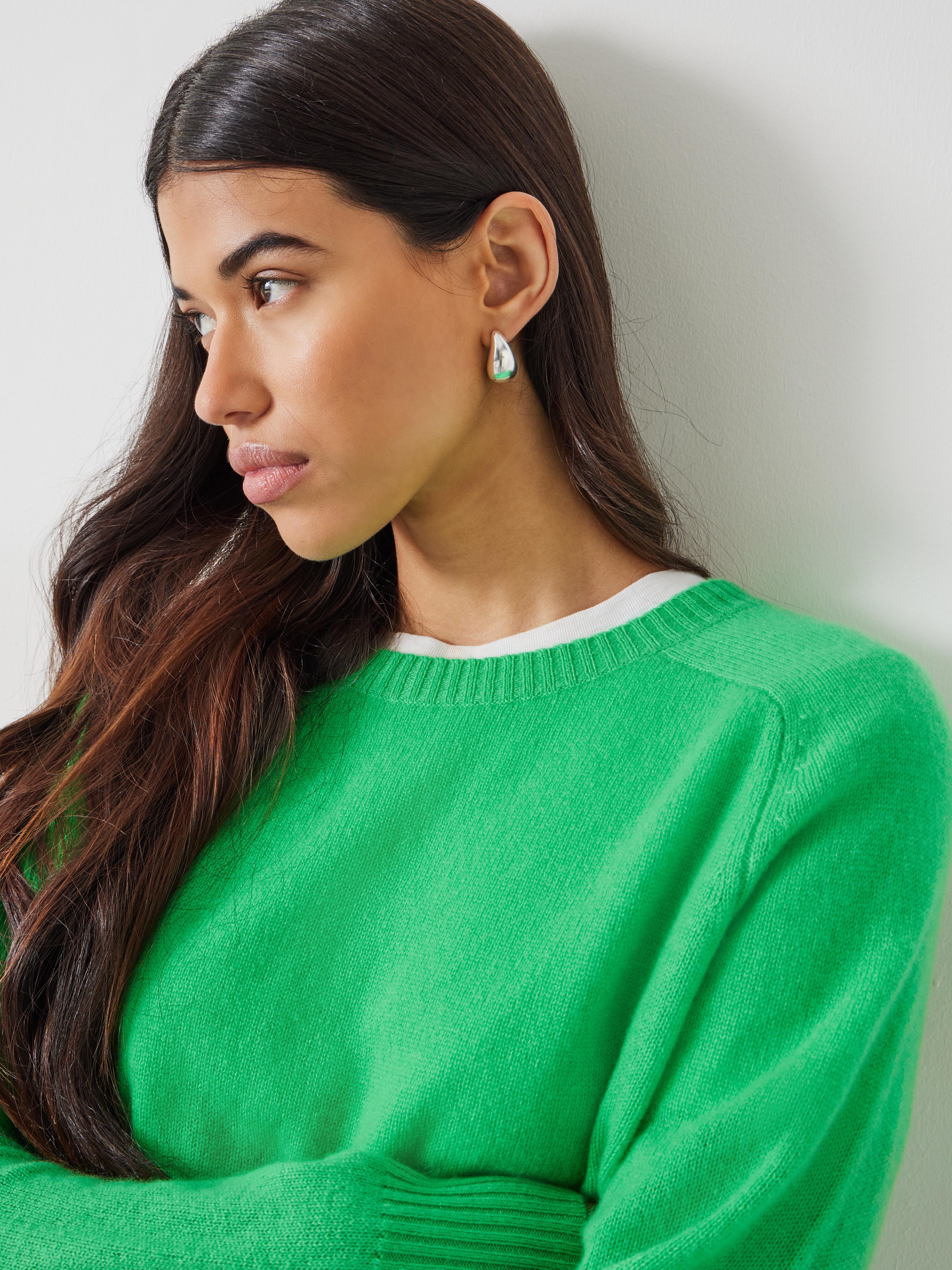 Charlie Saddle Shoulder Cashmere Jumper