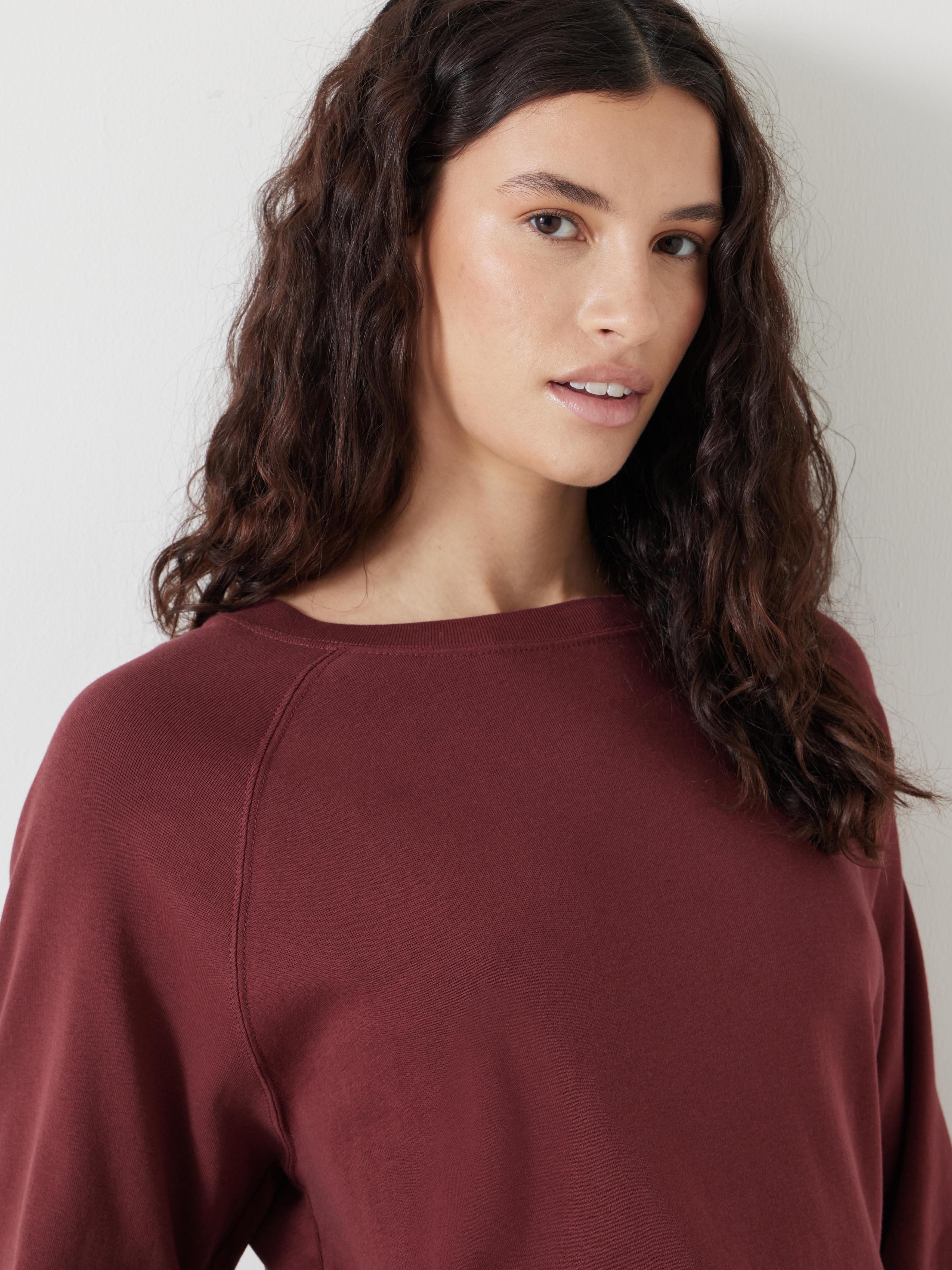 King Louie Raglan Bernard vest in cabernet rood