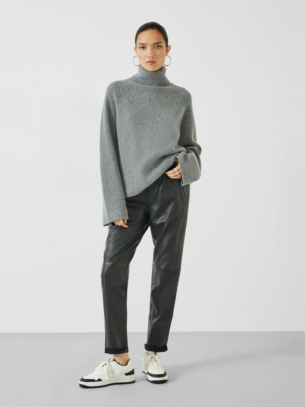 000371-0459-01 Leather Joggers