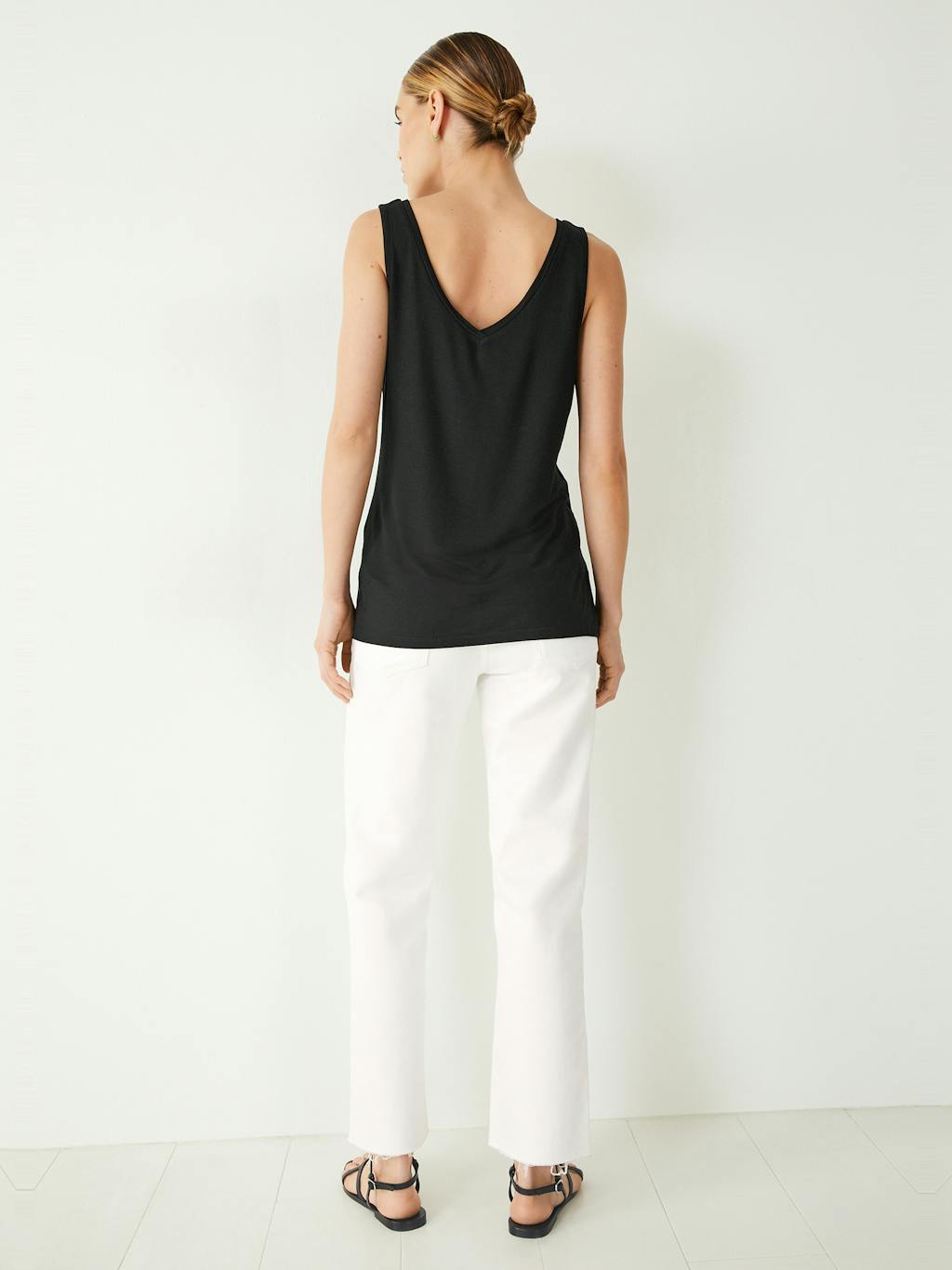 005892-2809-02 Sally V-Neck Jersey Vest Top