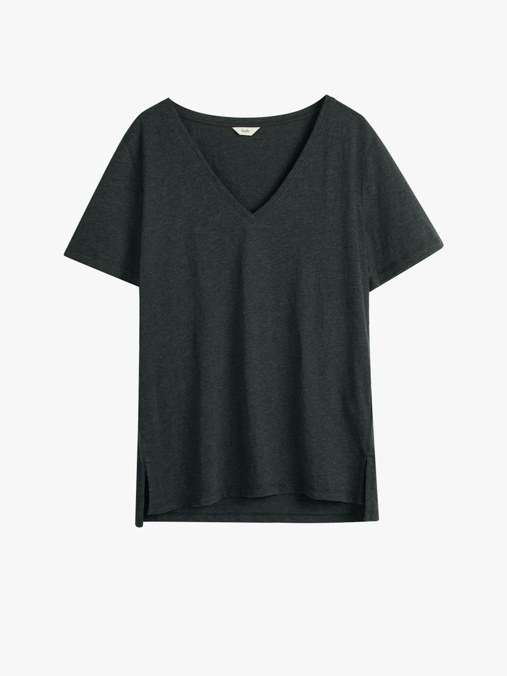007213-2920-07 Kali Cotton Slub V-Neck T-Shirt