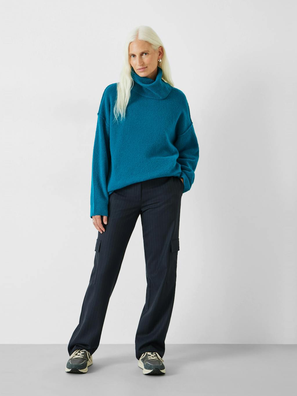 007074-0161-02 Meryl Roll Neck Wool Blend Jumper