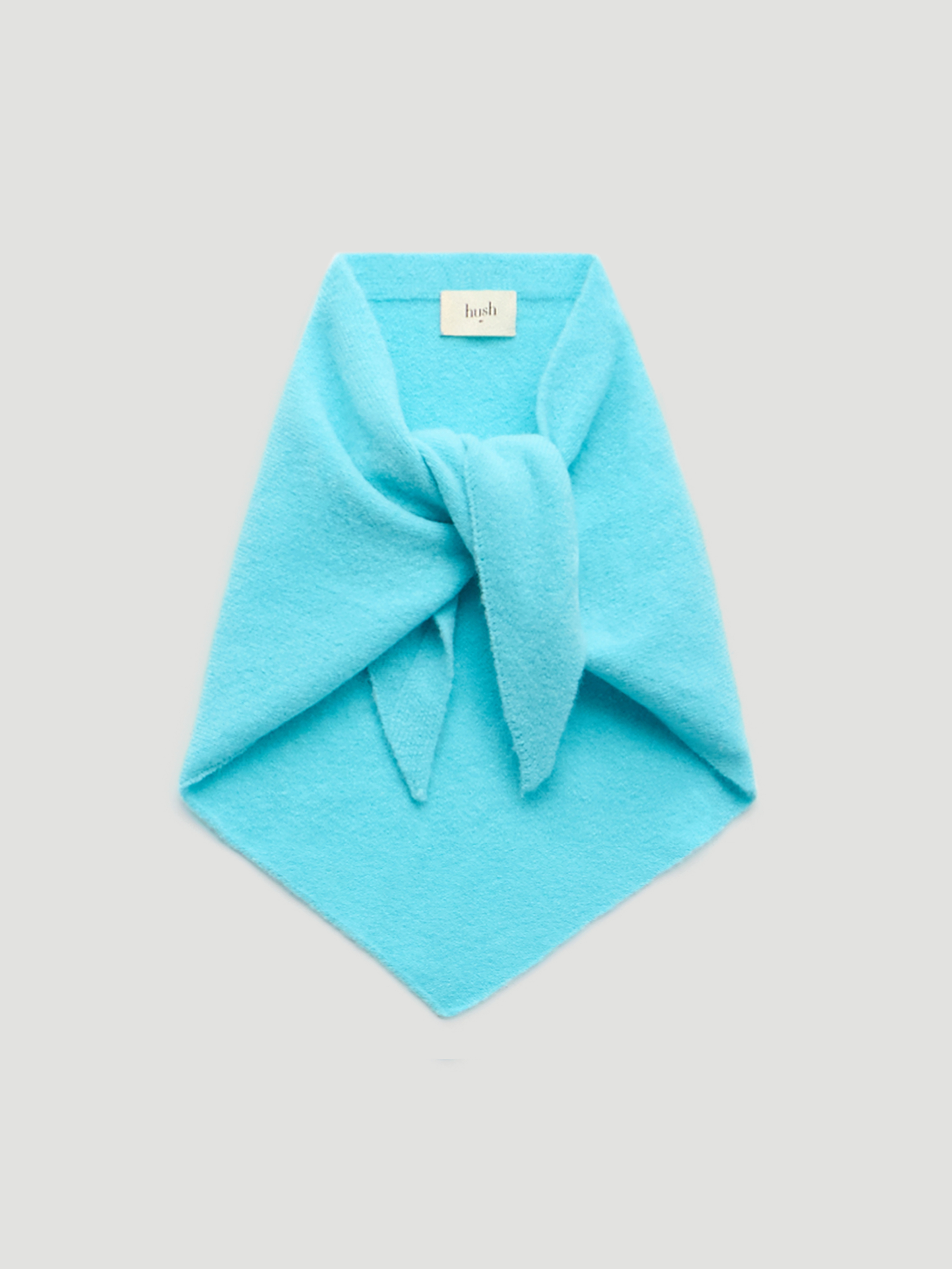 Wool Blend Triangle Scarf