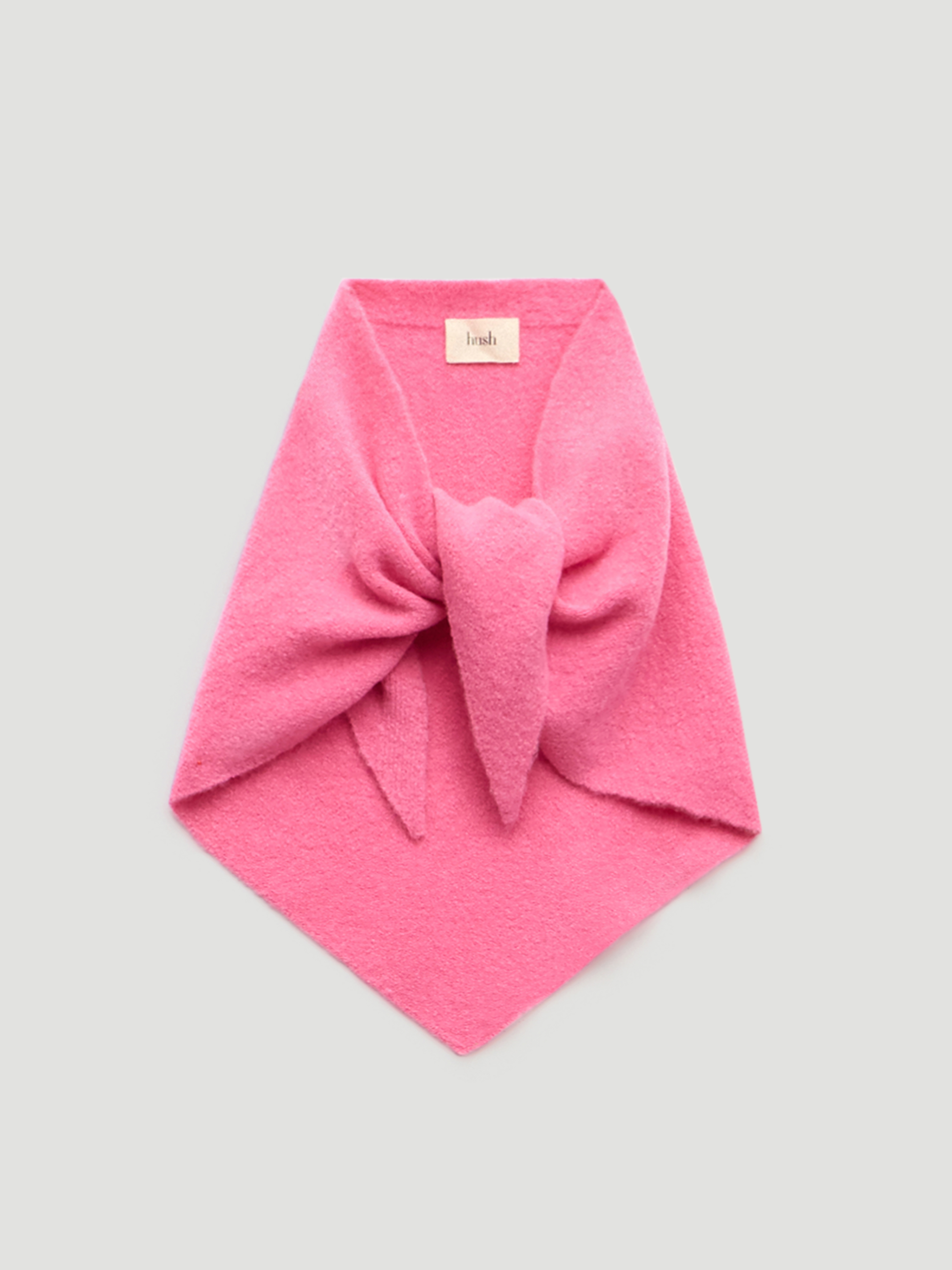 Wool Blend Triangle Scarf