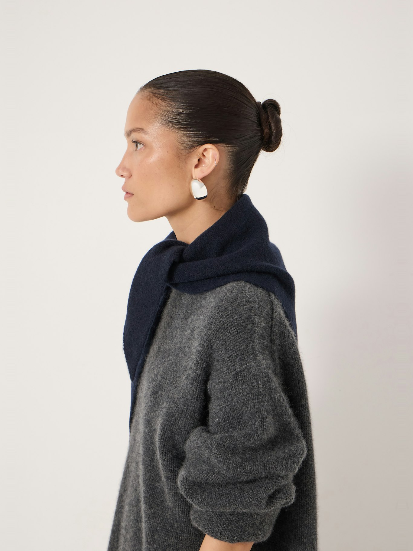 014337-1548-02 Wool Blend Triangle Scarf