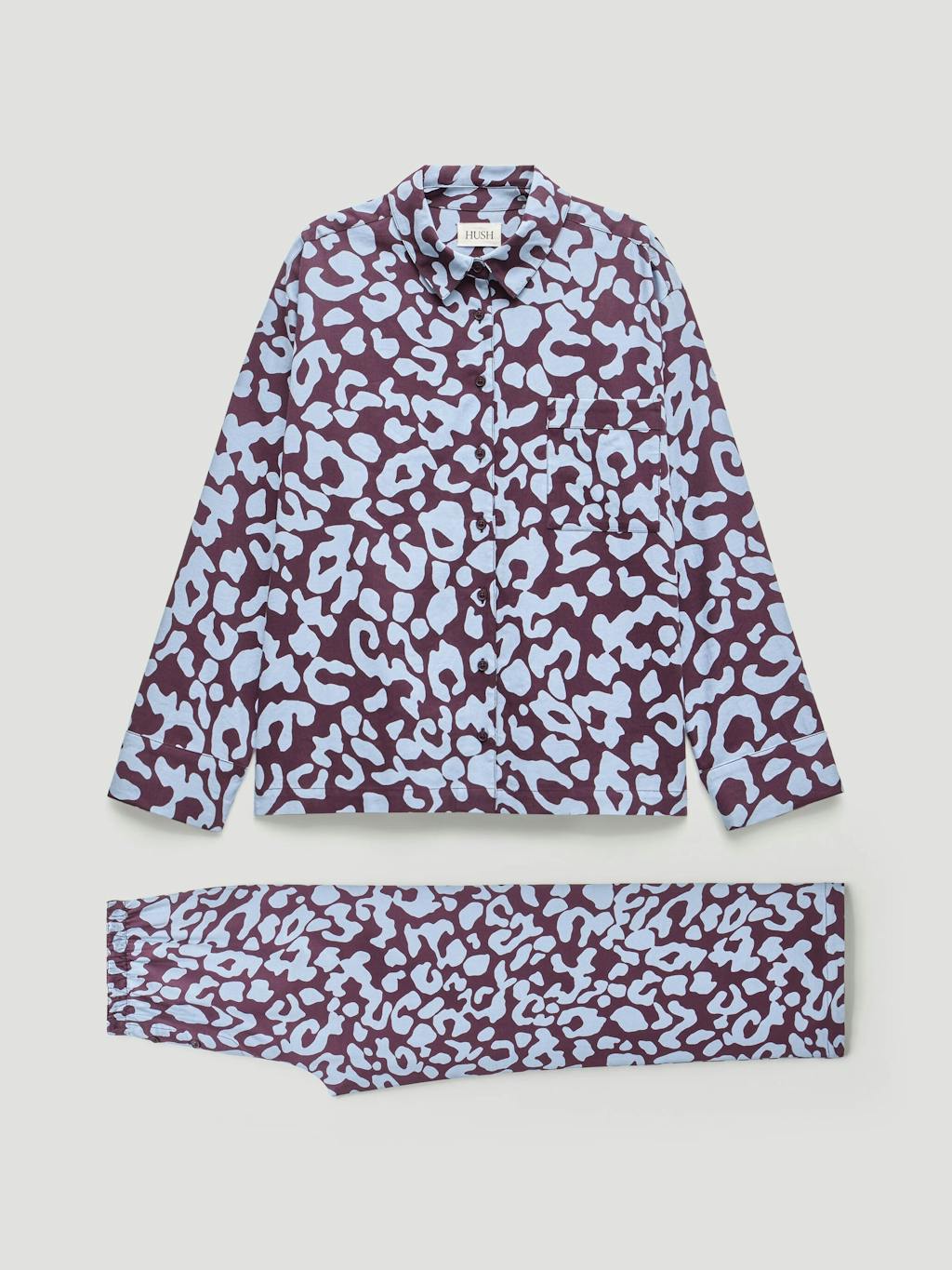 014046-4855-07 Brushed Cotton Animal Print Pyjamas