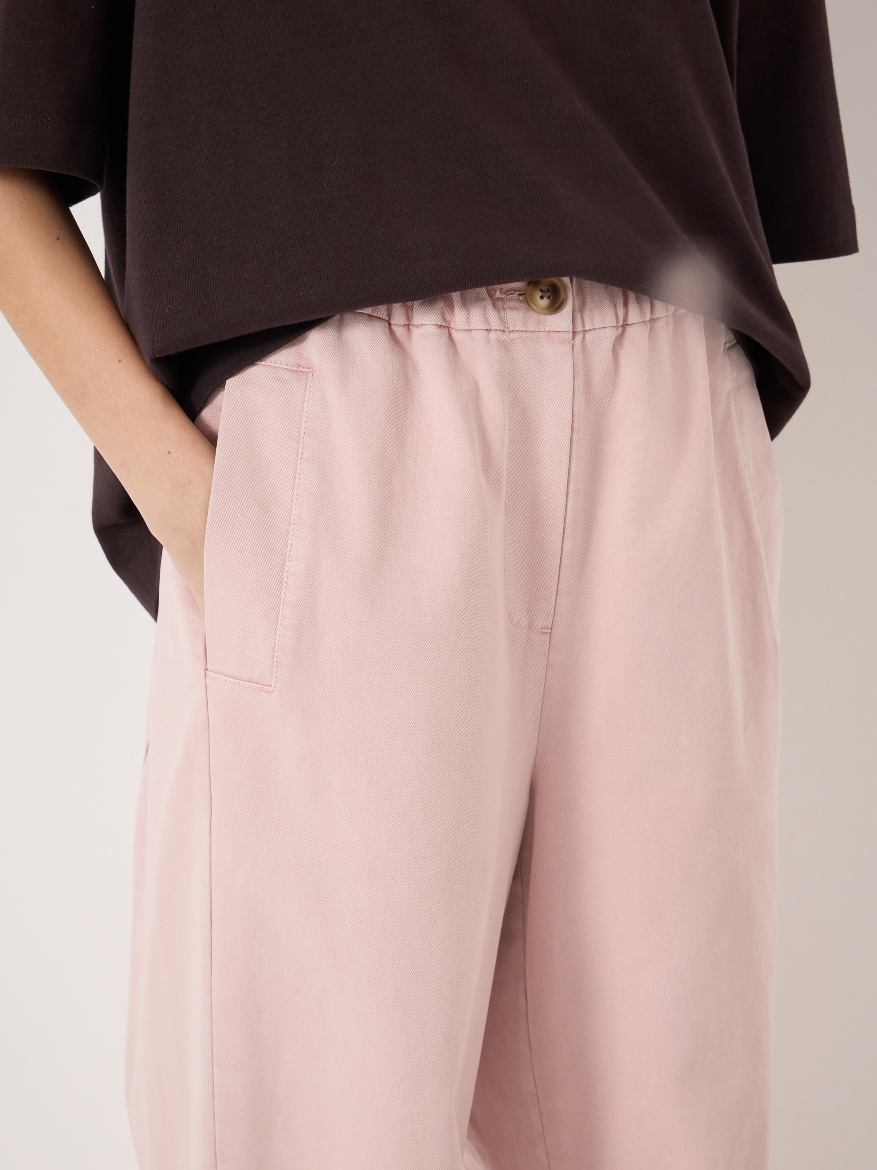 Jack Barrel Leg Pull On Trousers