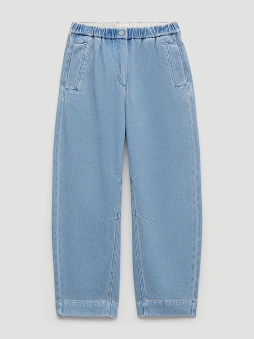 Supersoft Denim Barrel Leg Jeans