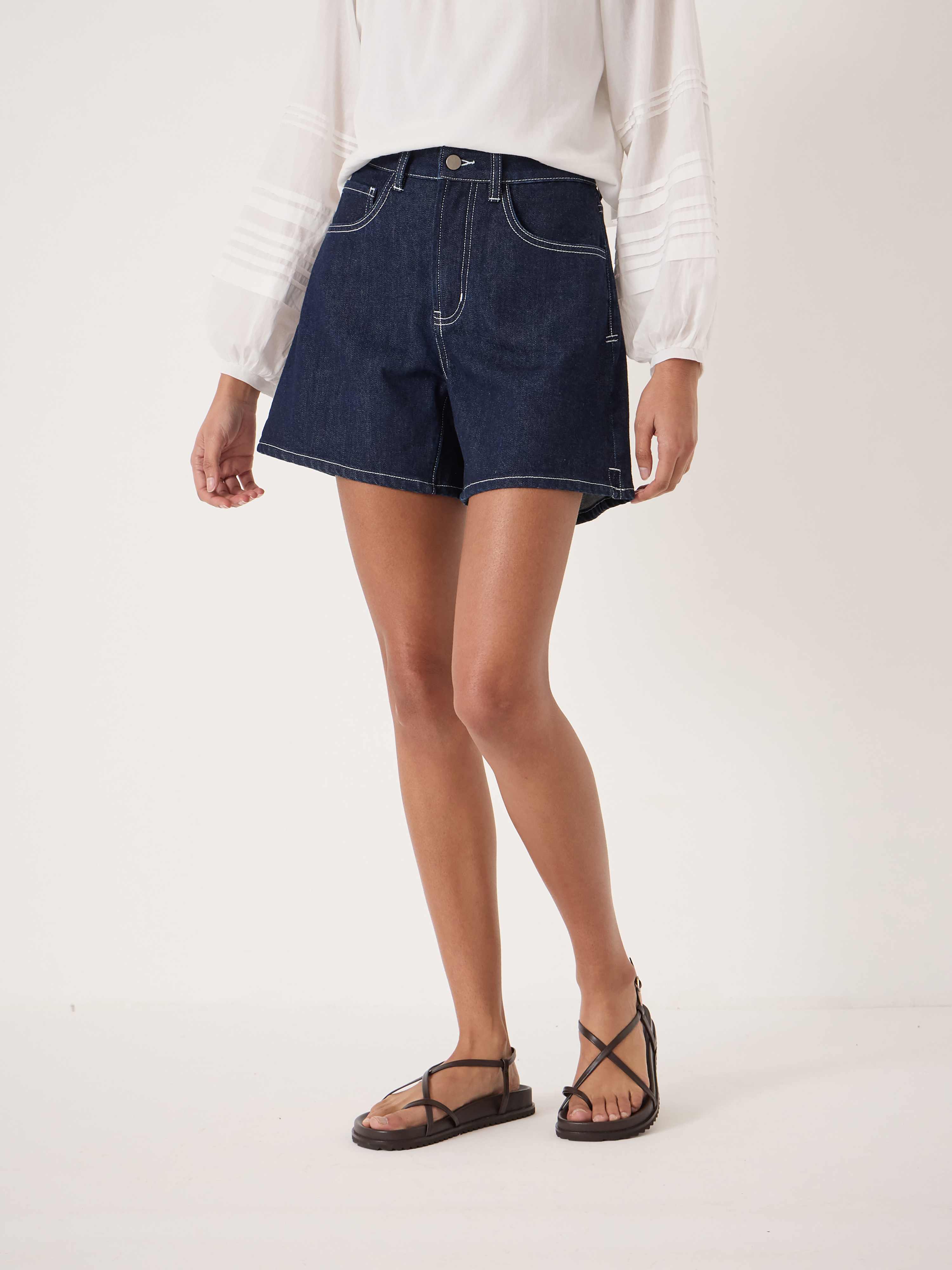 Essential Denim Stretch Shorts