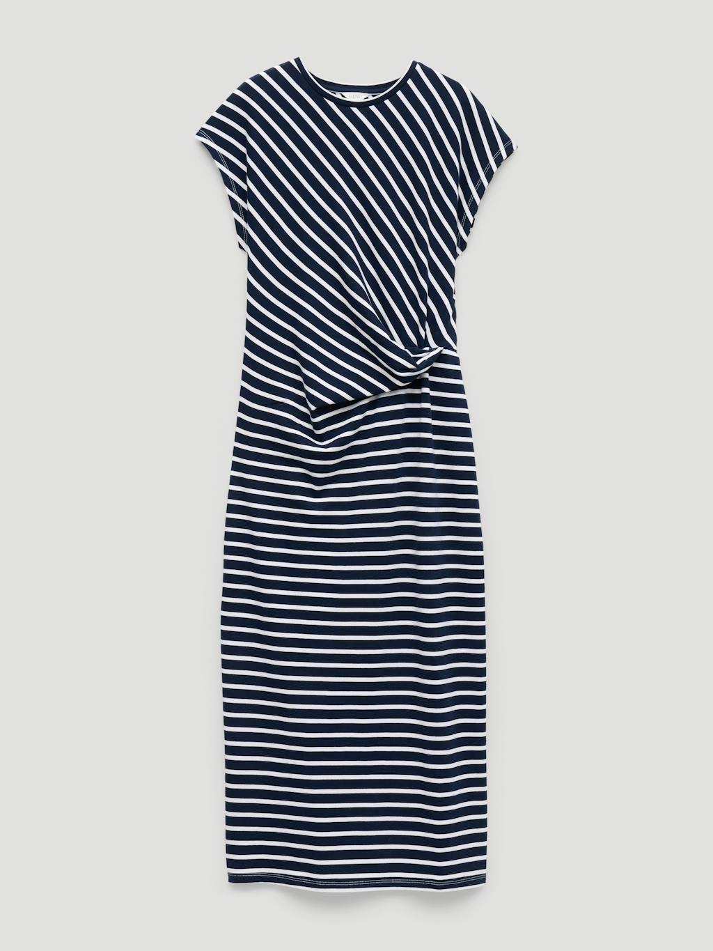 014591-4908-07 Athena Twist-Detail Jersey Dress