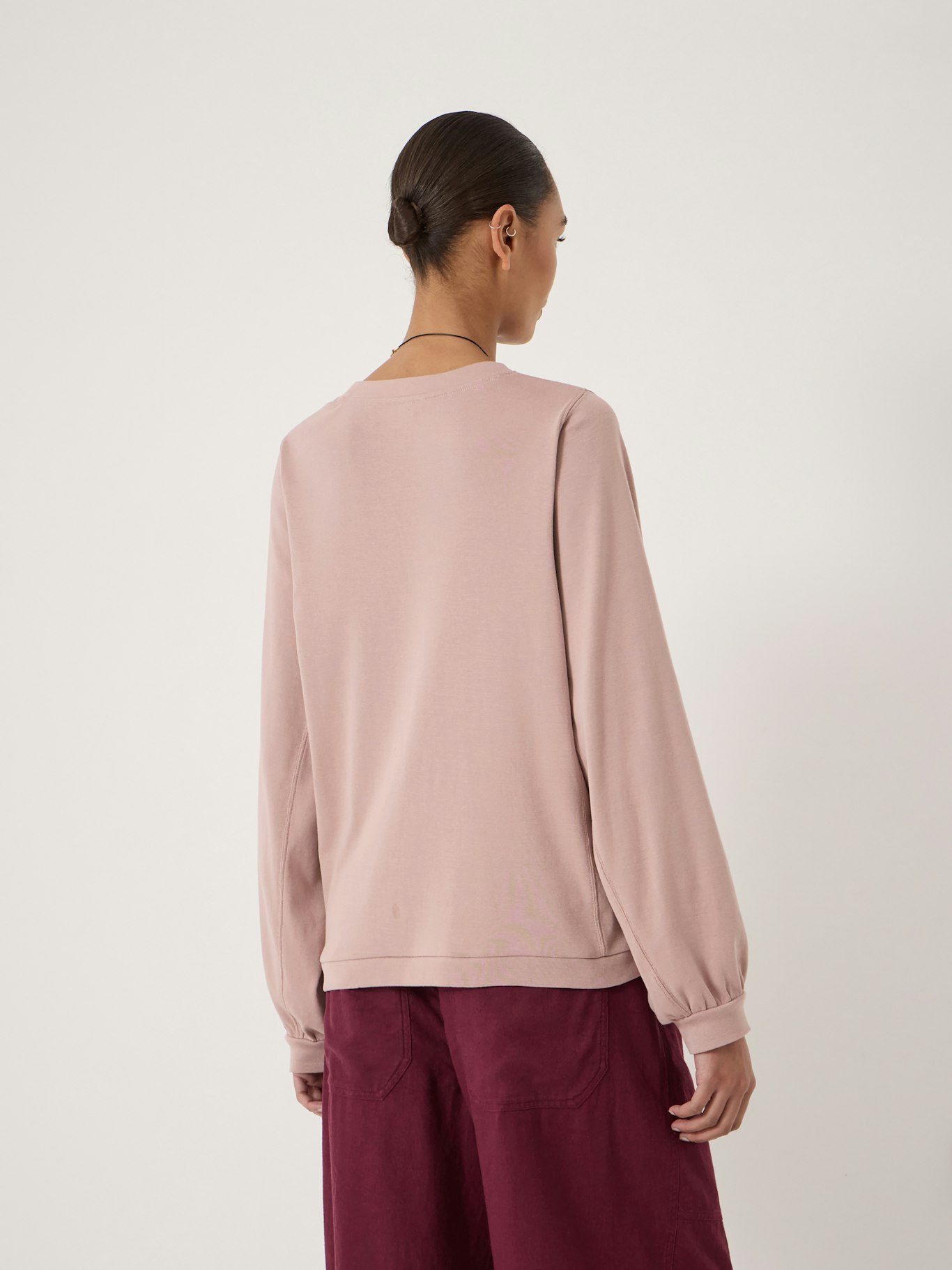 014603-1241-03 Elodie Puff Detail Cuff Cotton Top