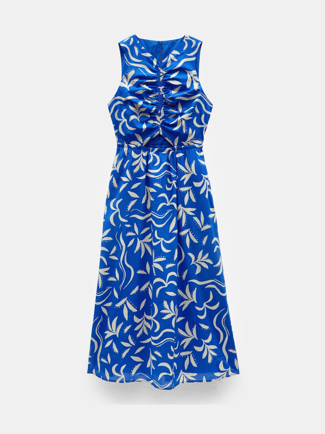 013176-4811-07 Front Gathered Cotton Dress