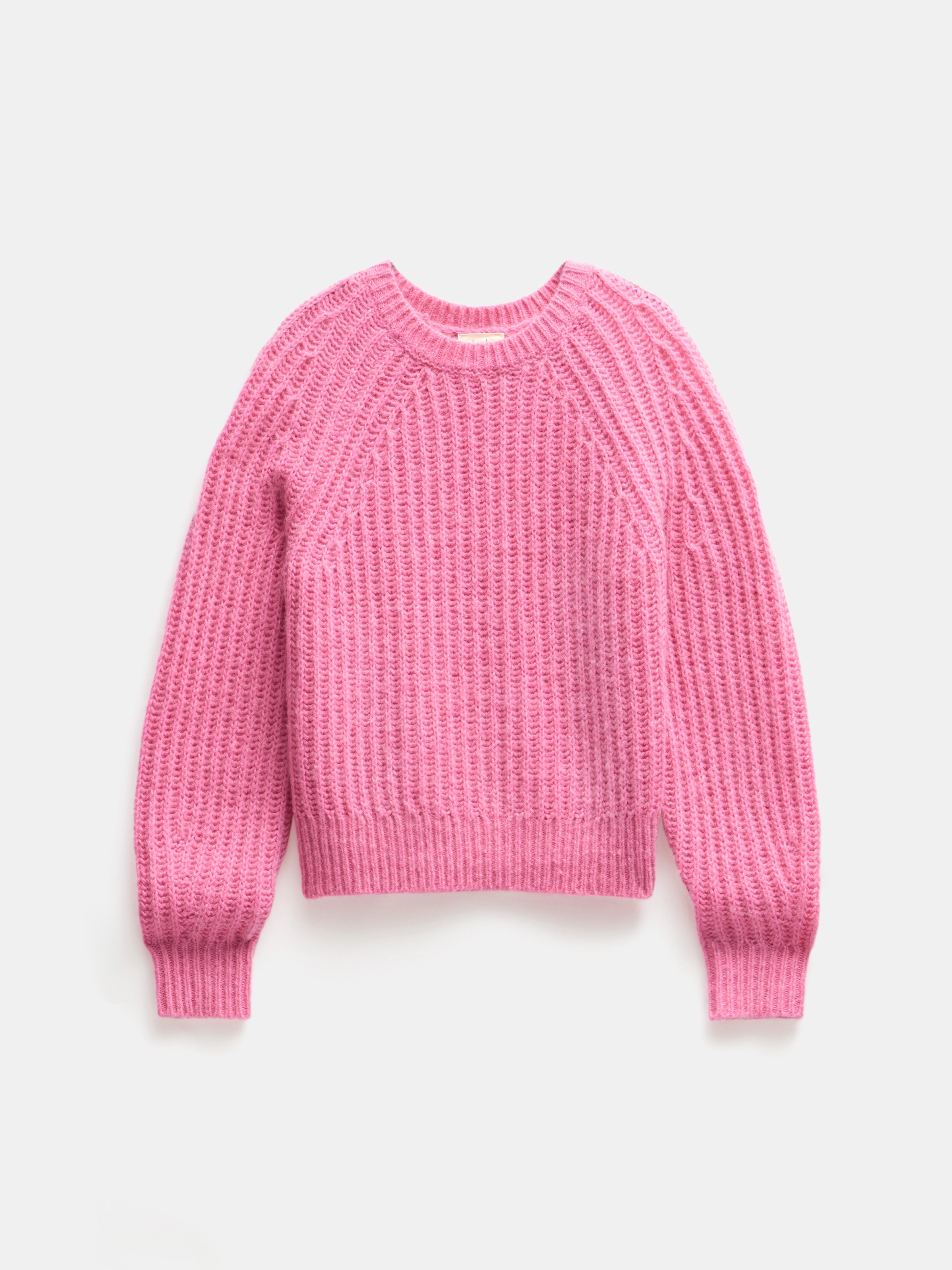 Flo Fluffy Ribbed Crew Jumper