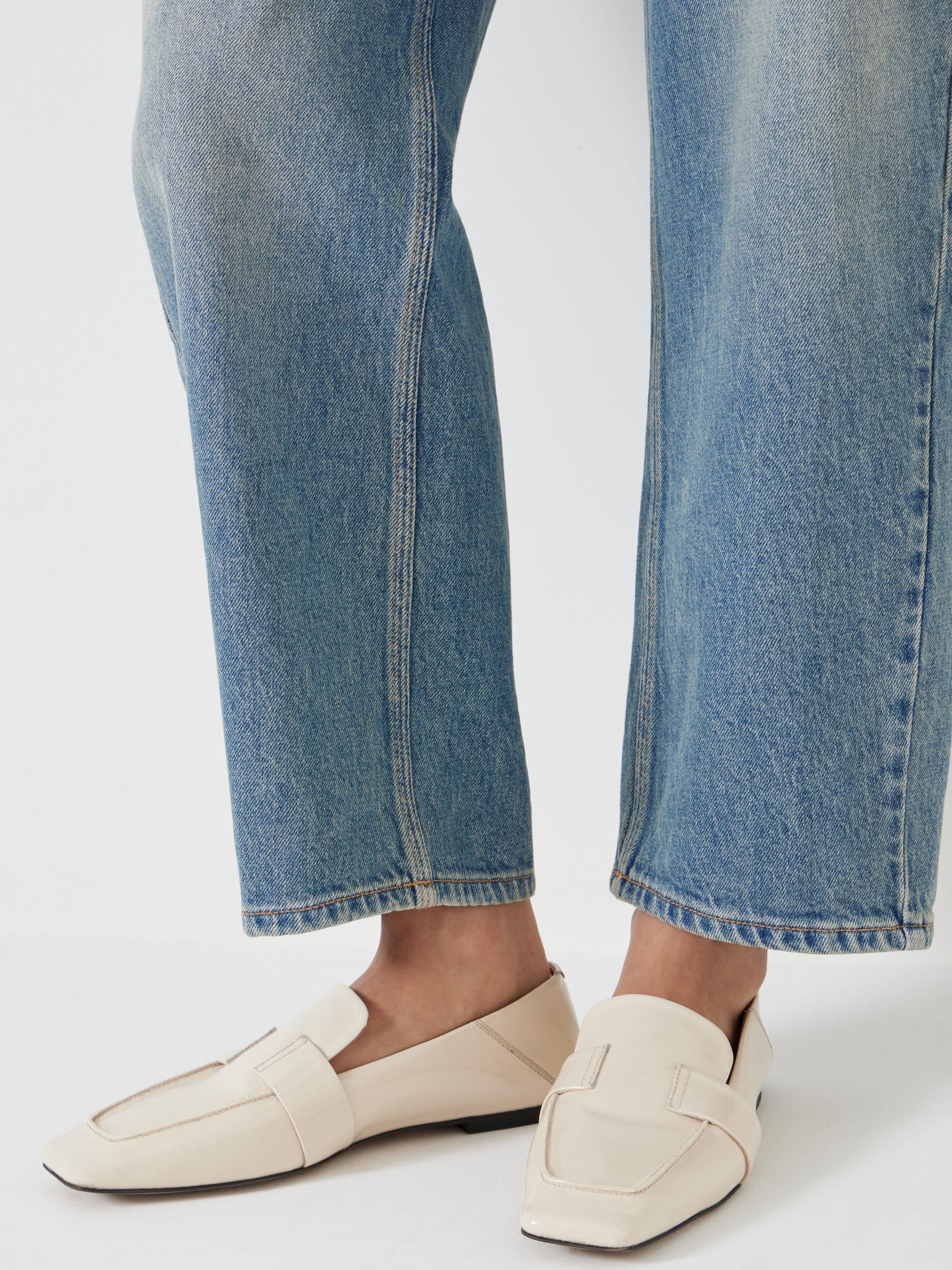 Sora Square-Toe Suede Loafers