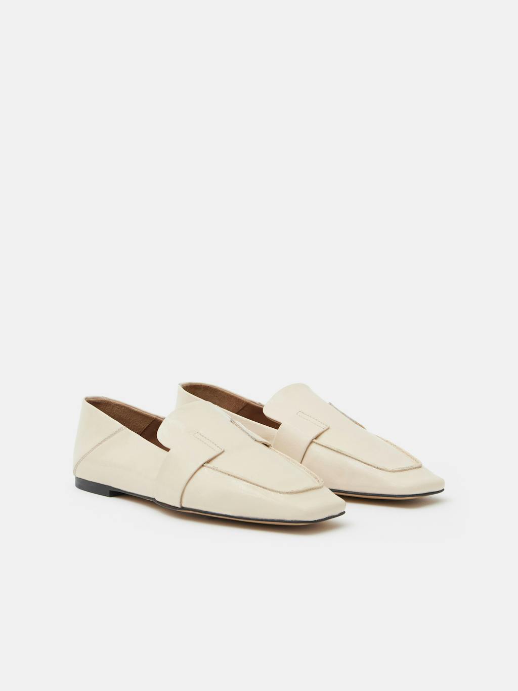 012648-0001-03 Sora Square-Toe Suede Loafers