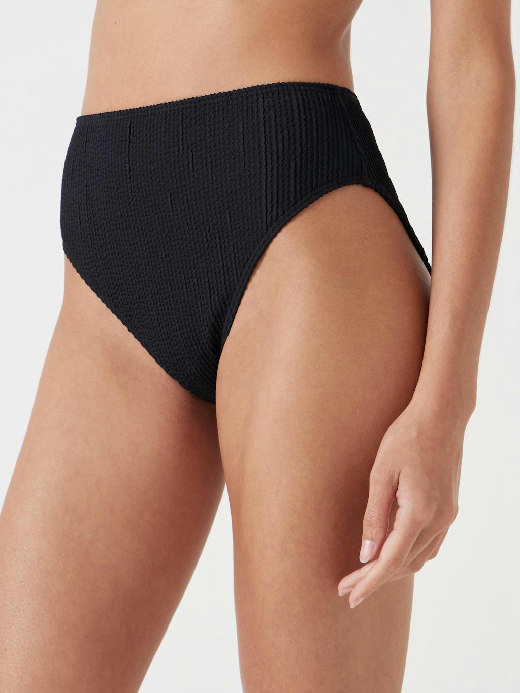 012637-0456-01 Harper High Waisted Crinkle Bikini Bottoms