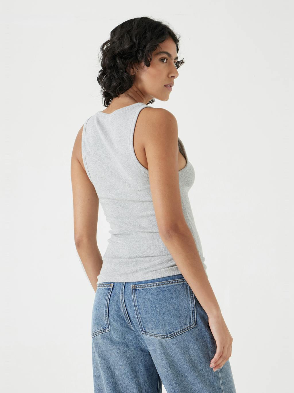 012669-4801-03 Scoop Neck Ribbed Vest