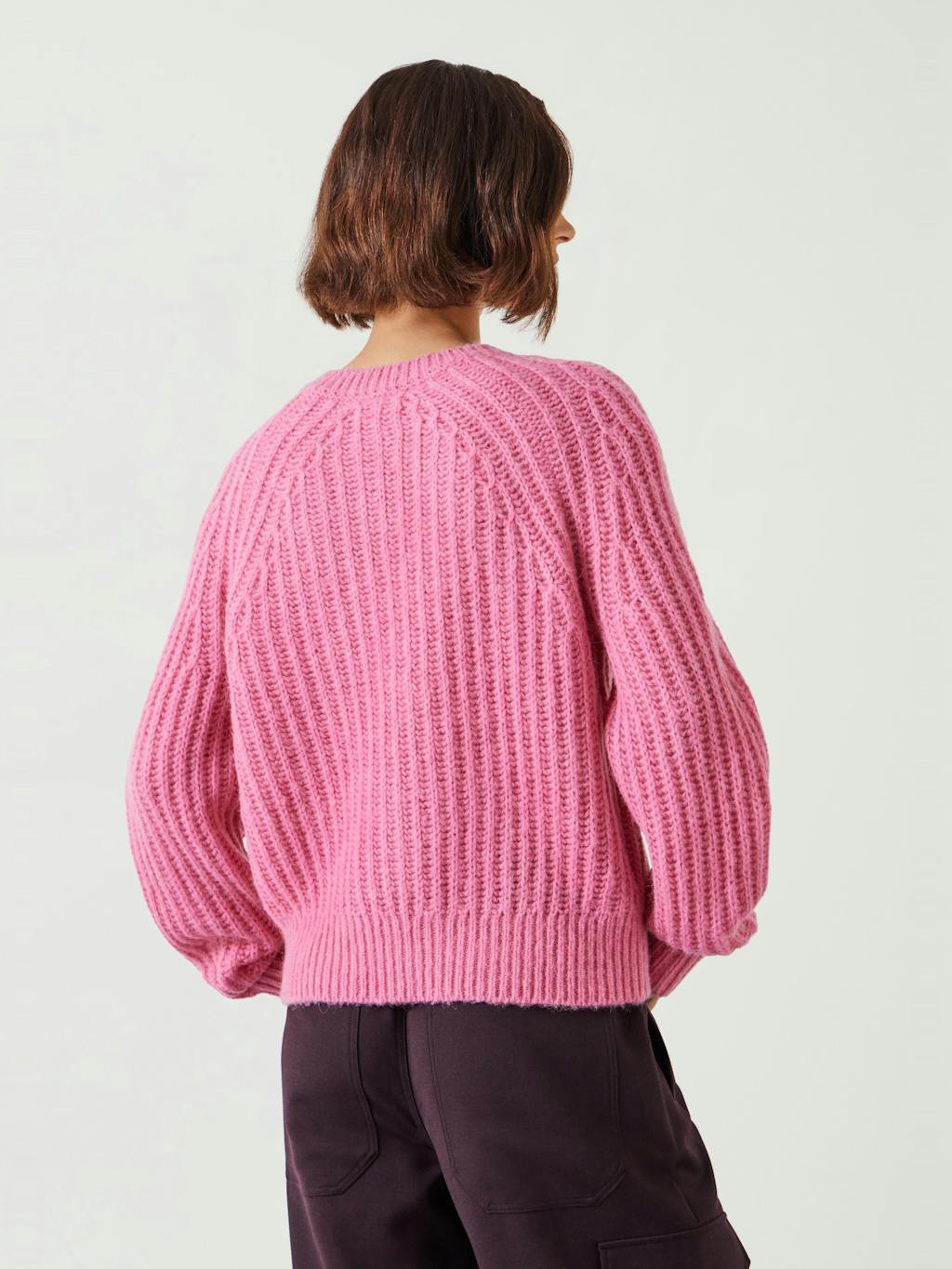 012680-1135-03 Flo Fluffy Ribbed Crew Jumper