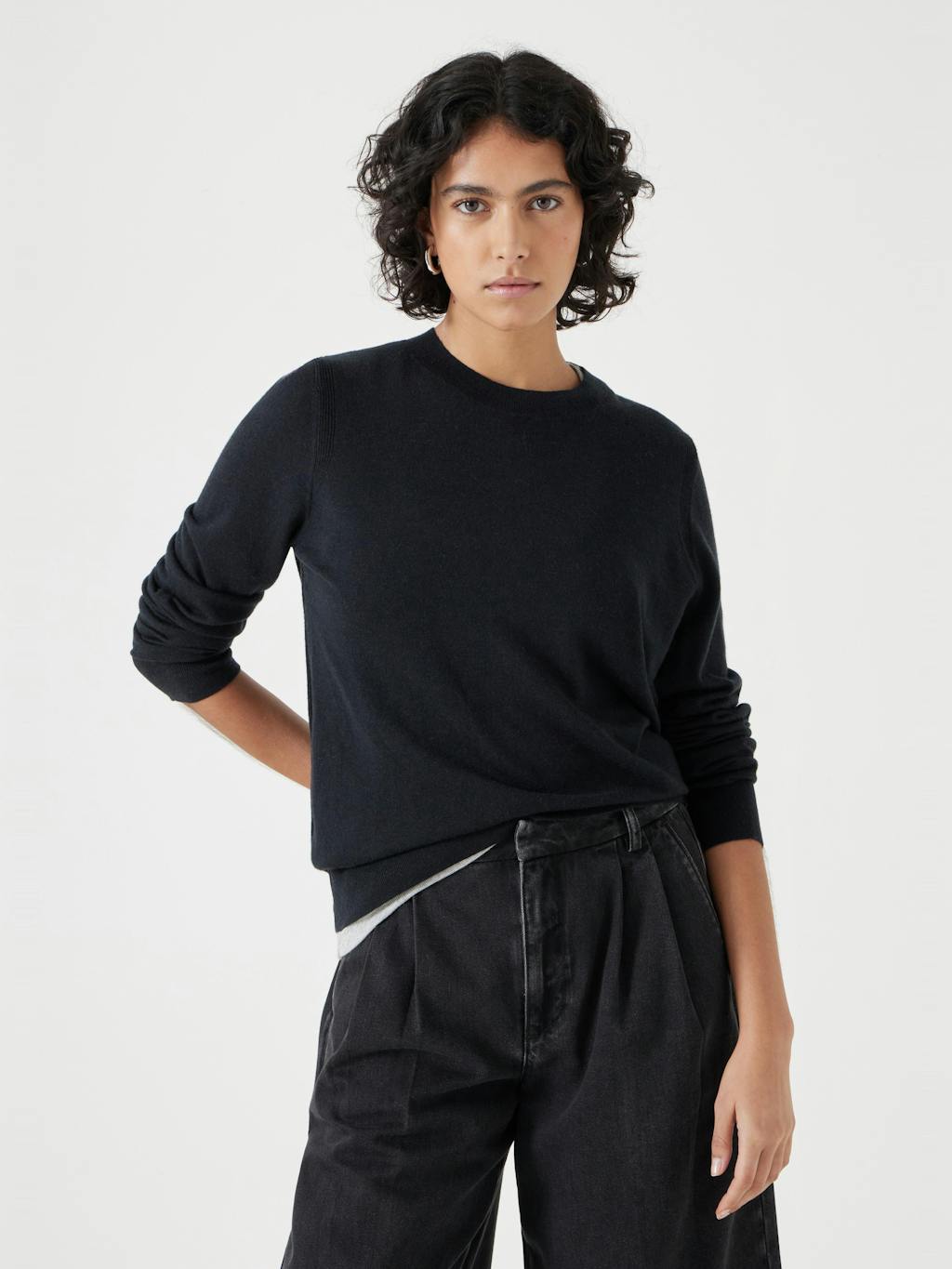 012612-0463-01 Fine Knit Wool Blend Jumper