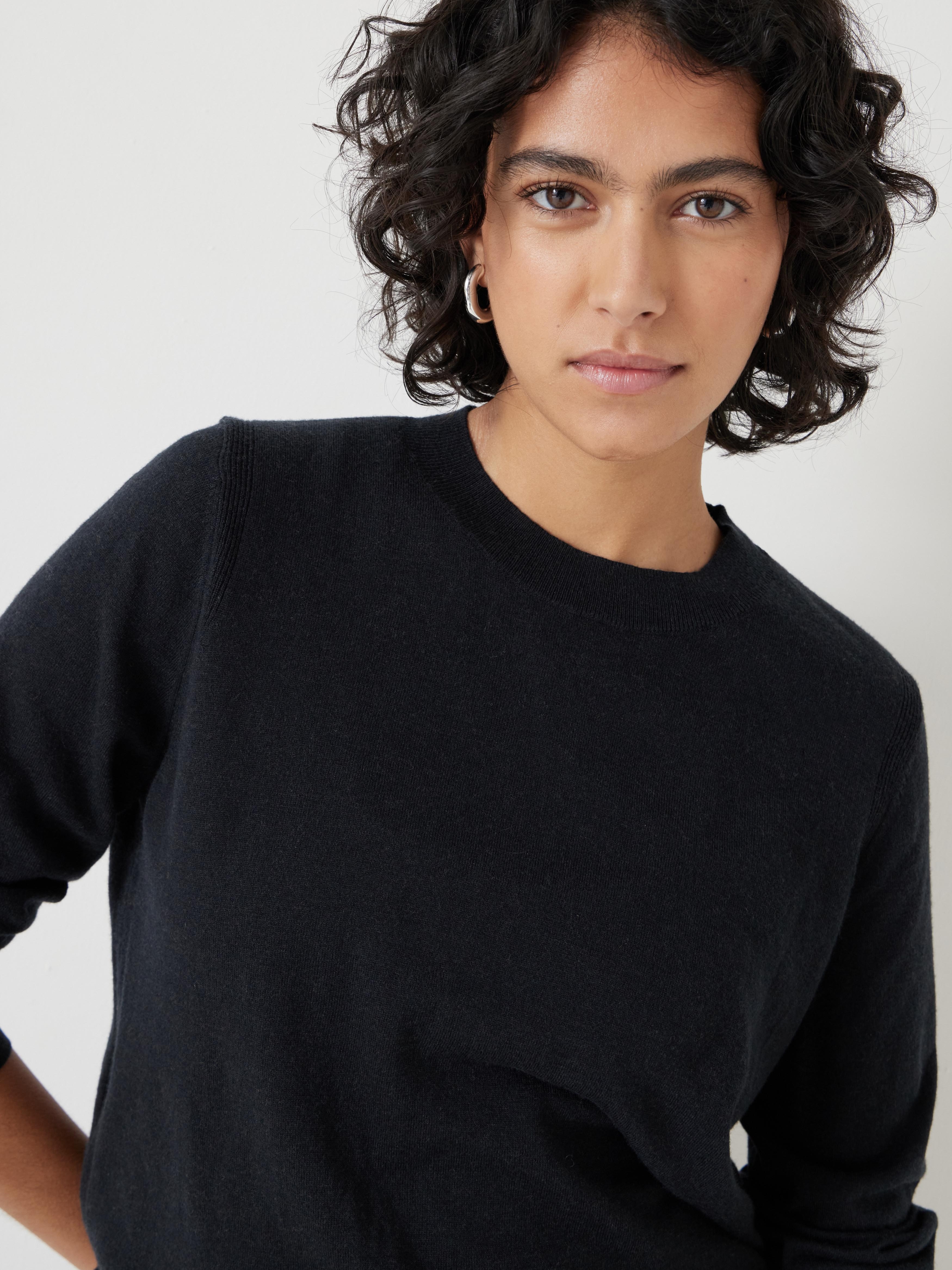 Fine Knit Wool Blend Jumper