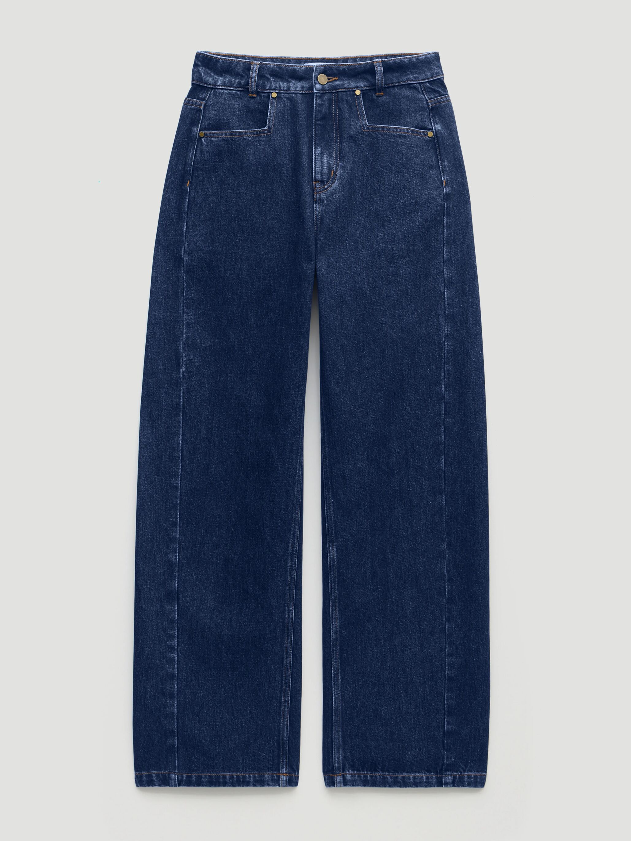 Saskia Straight Seamed Jeans