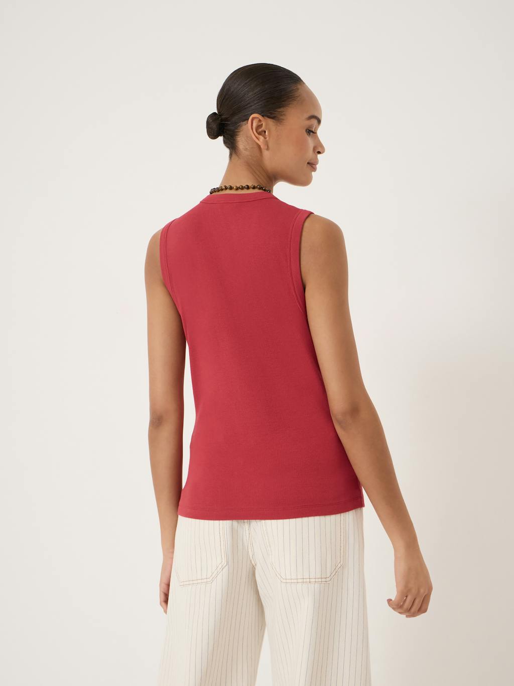 014630-1166-03 Ayana Button Ribbed Vest