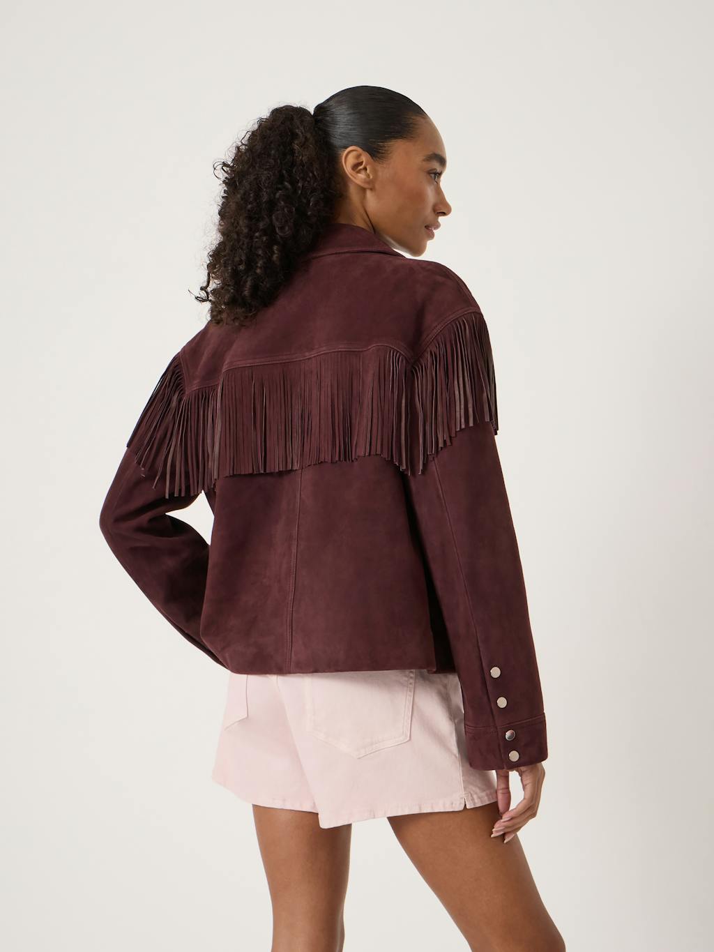 015006-3278-03 Oona Fringe Suede Jacket