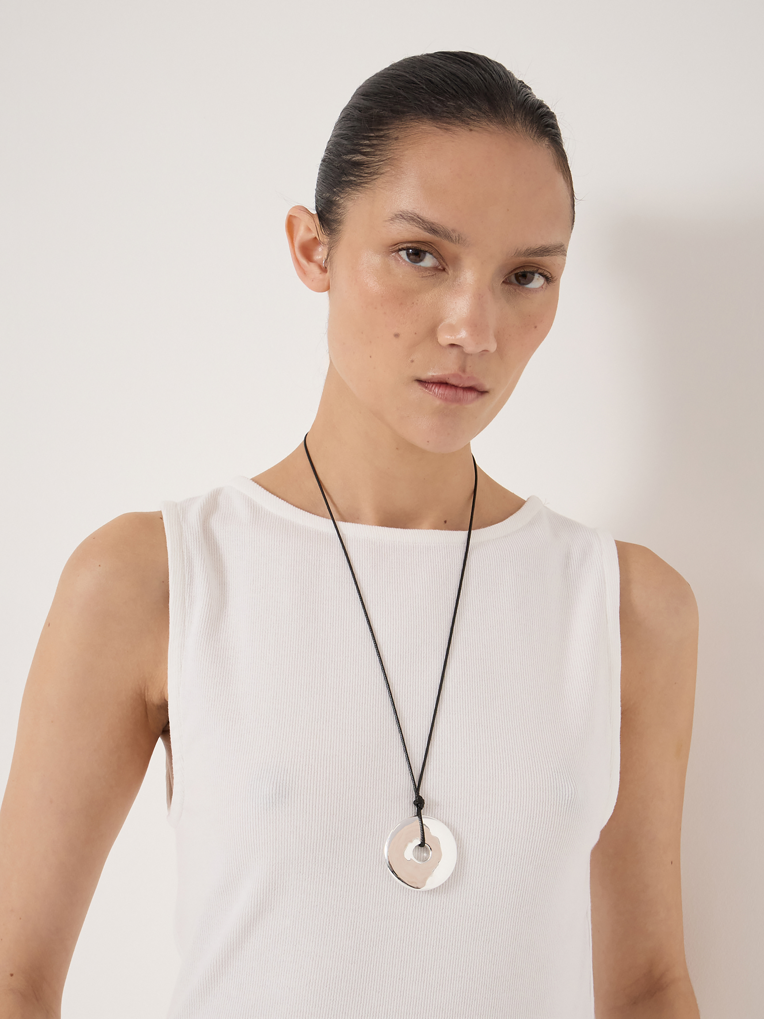 Noor V Neck Drapey T-Shirt