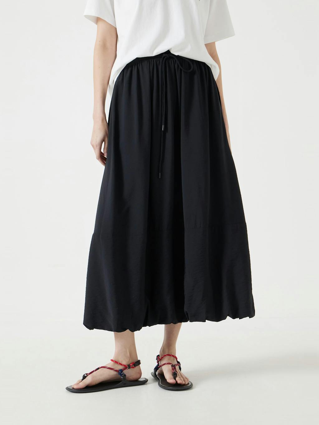 013419-0456-02 Air Flow Balloon Midi Skirt