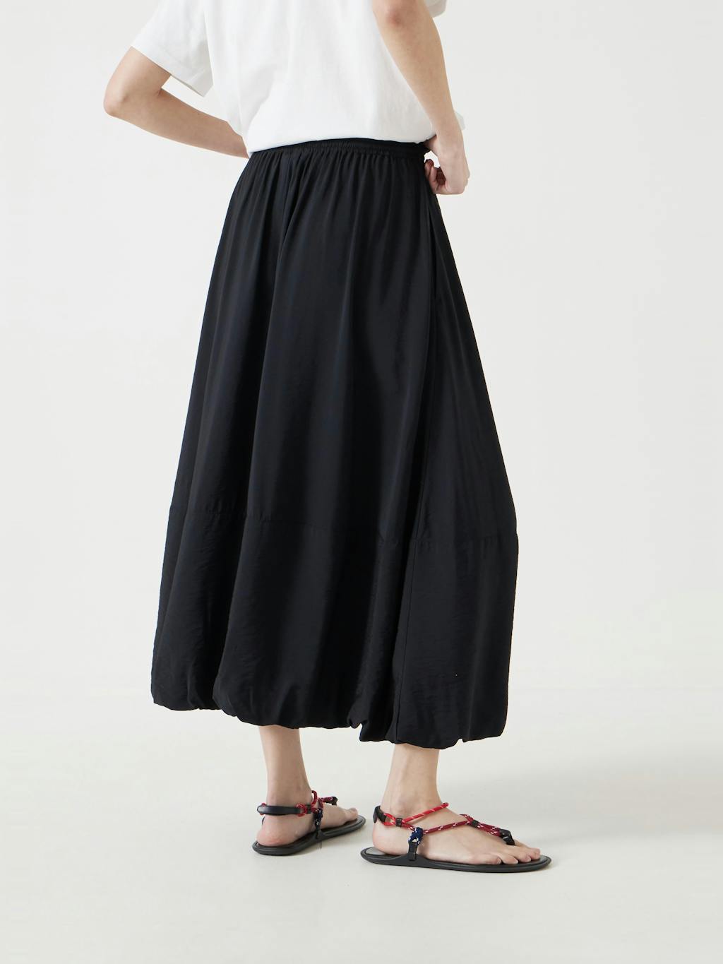 013419-0456-03 Air Flow Balloon Midi Skirt