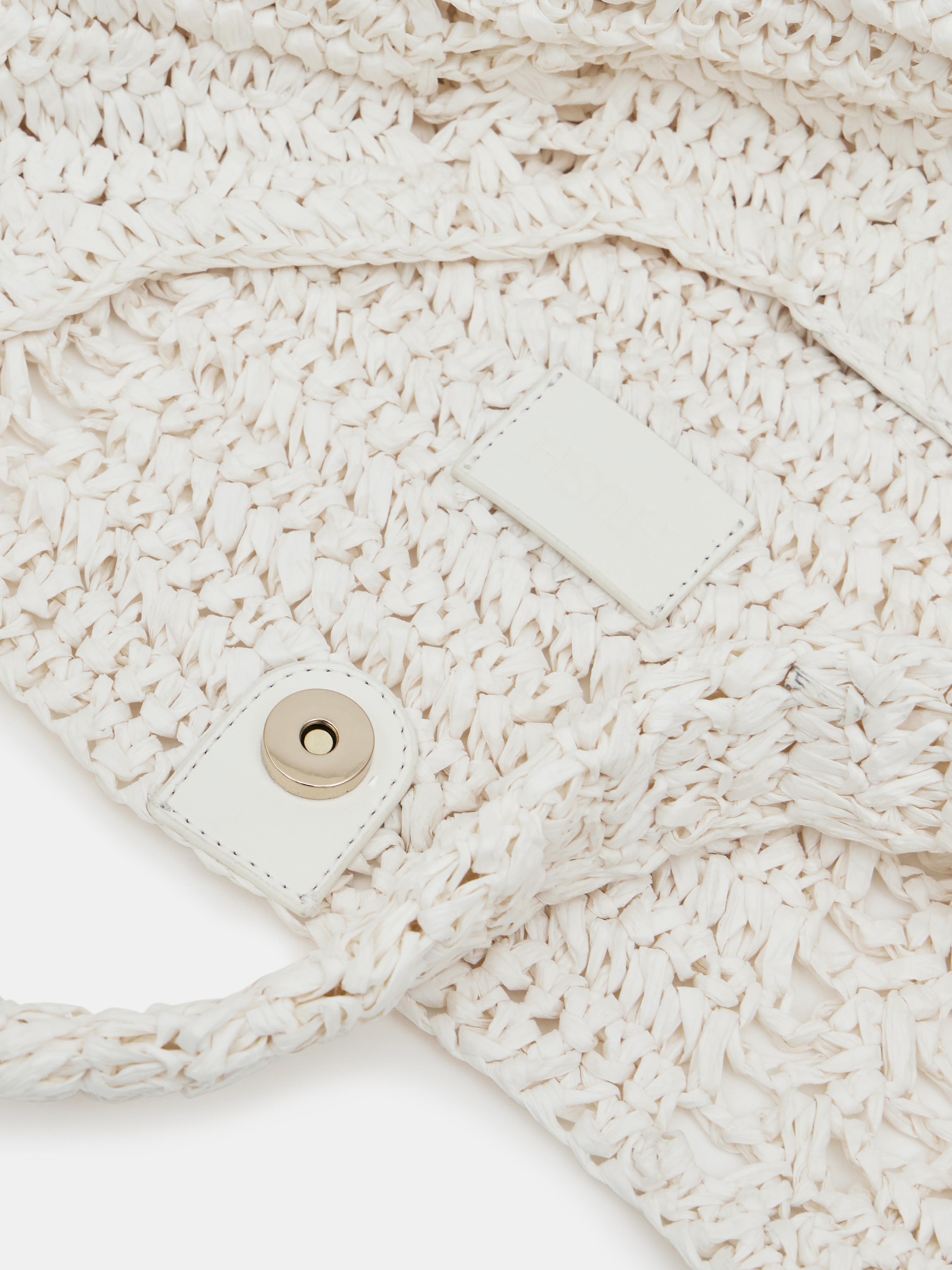 Raffia Oversized Tote Bag