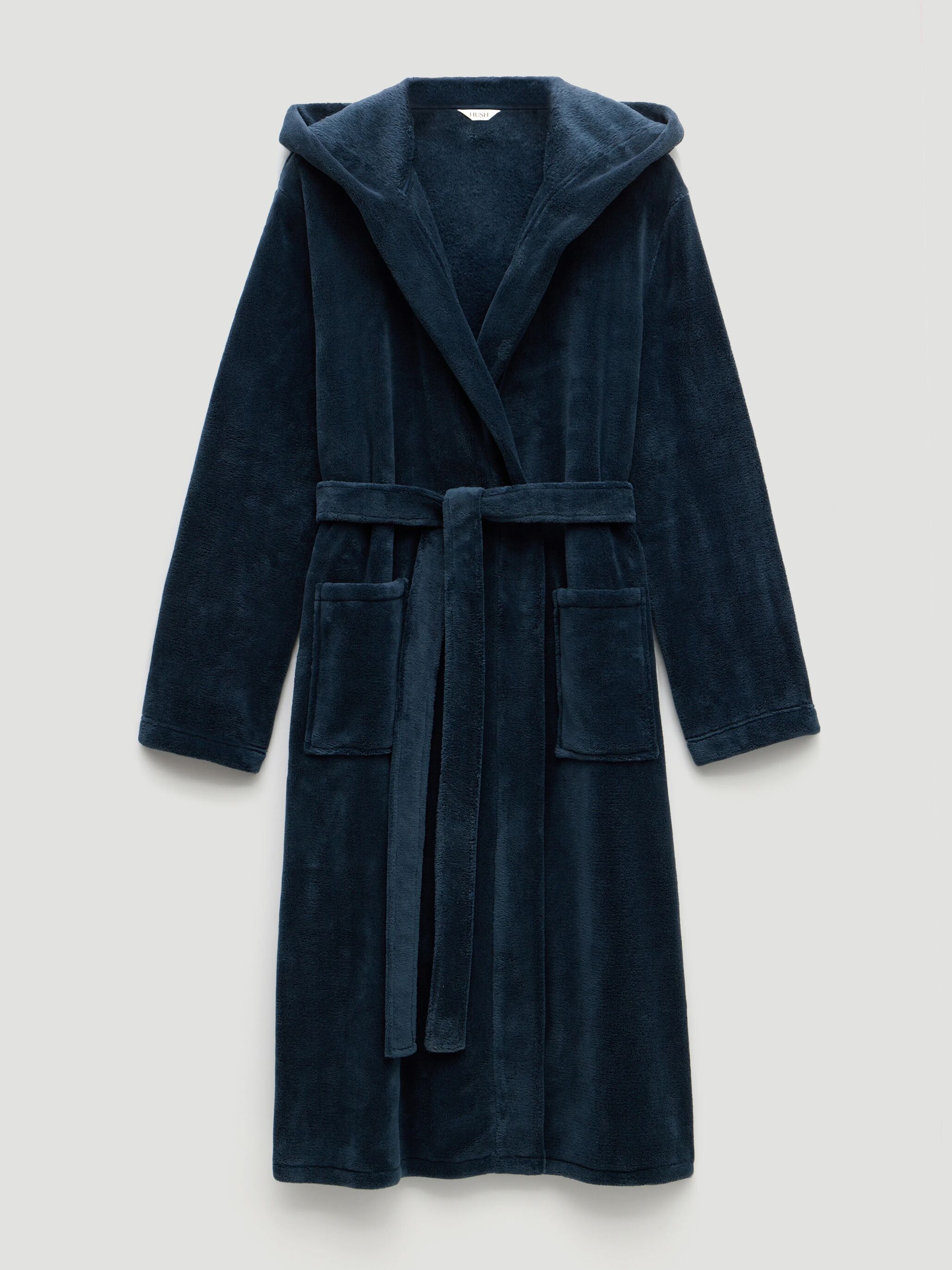 Fluffy Hooded Dressing Gown