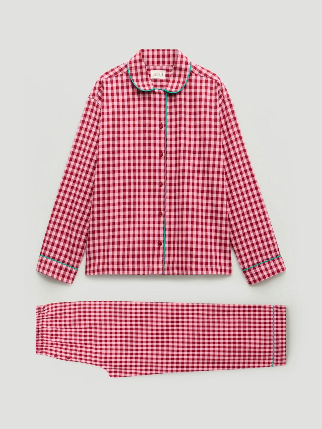 013567-4837-07 Brushed Cotton Gingham Pyjamas